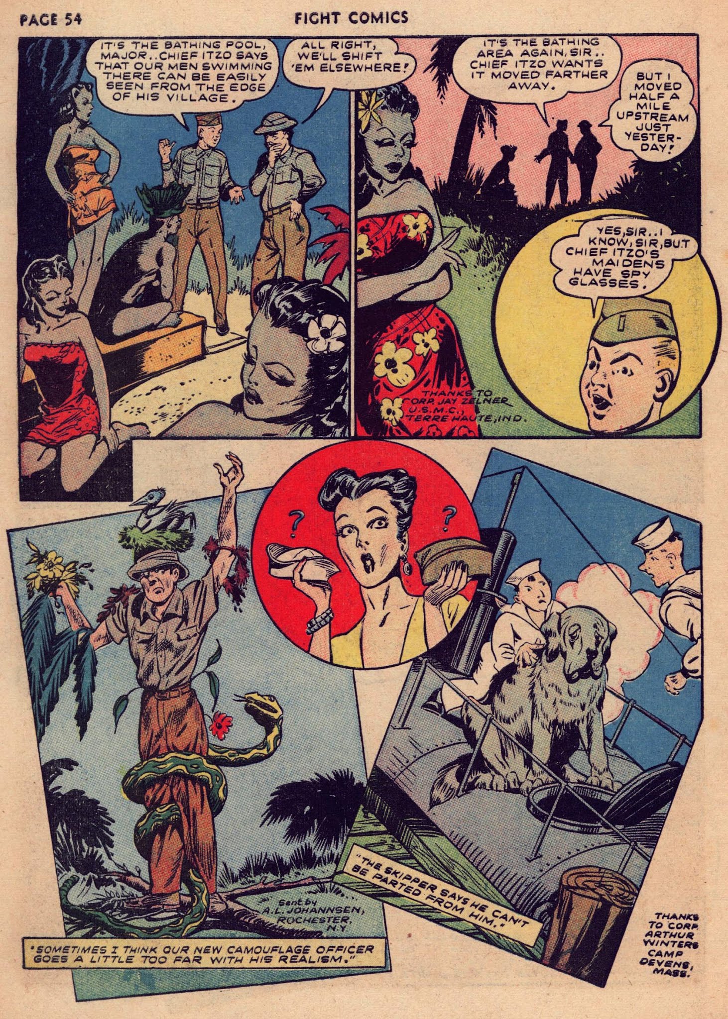 Read online Fight Comics comic -  Issue #24 - 56