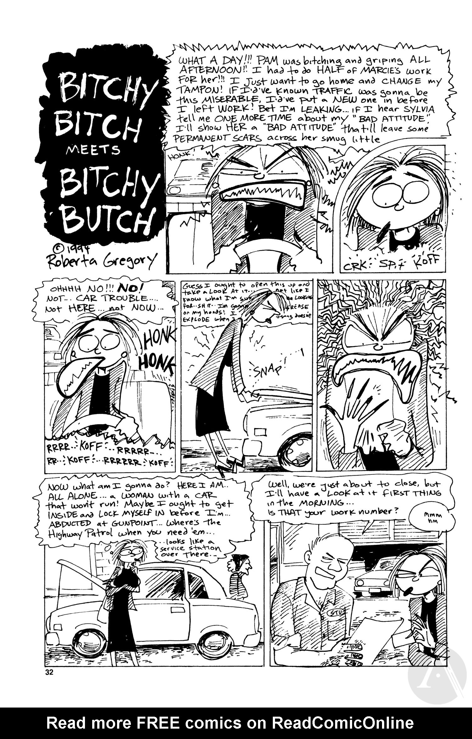 Read online Bitchy Butch: World's Angriest Dyke comic -  Issue # TPB - 38