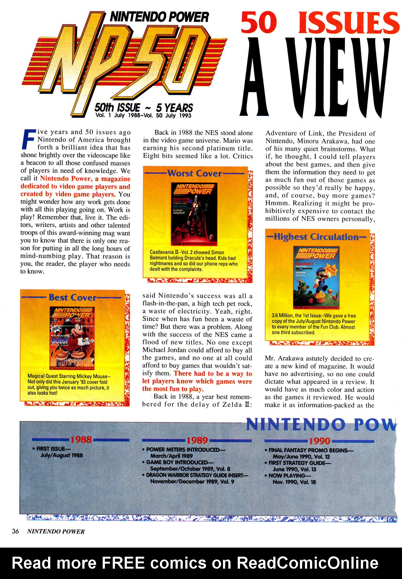 Read online Nintendo Power comic -  Issue #50 - 45