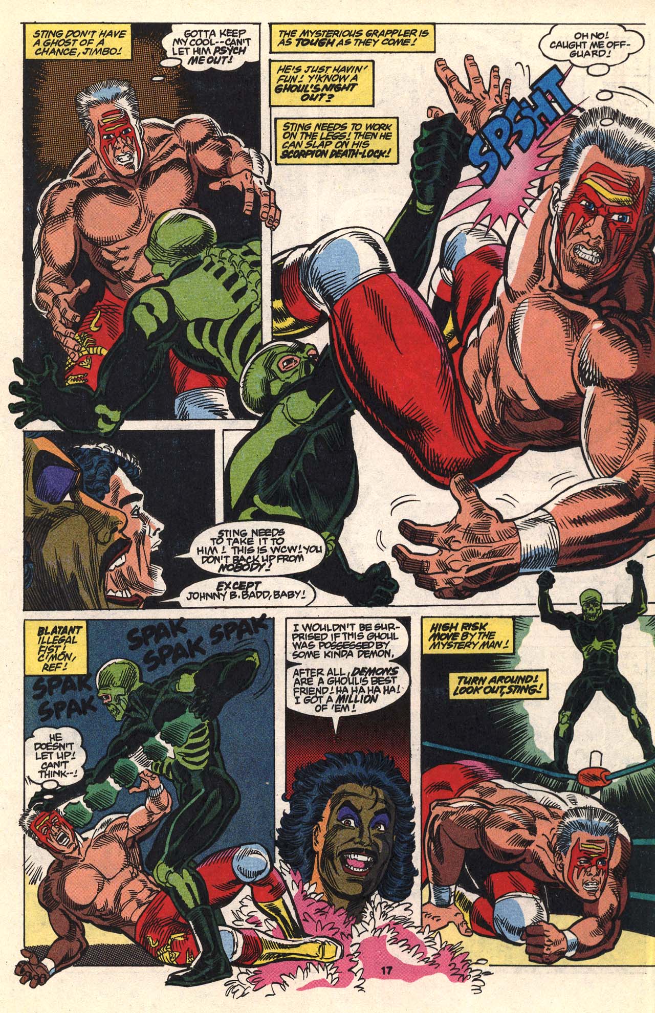 Read online WCW World Championship Wrestling comic -  Issue #4 - 18