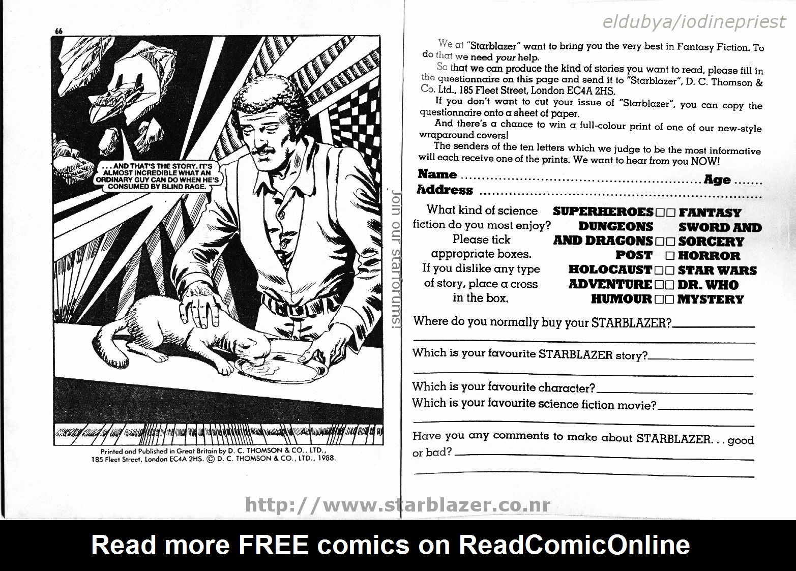 Read online Starblazer comic -  Issue #214 - 35