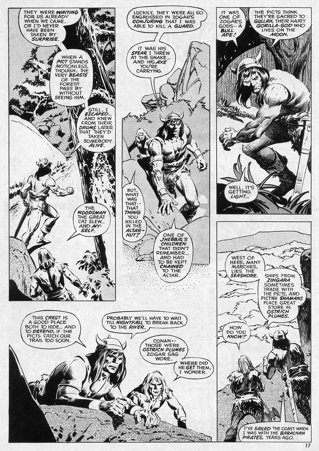 Read online The Savage Sword Of Conan comic -  Issue #27 - 17