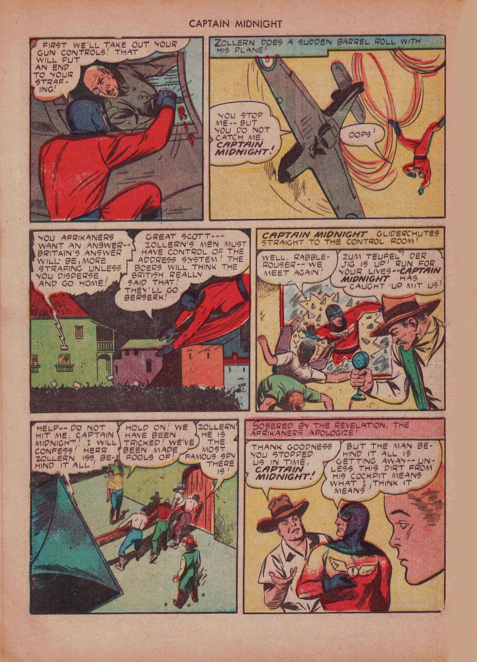 Read online Captain Midnight (1942) comic -  Issue #15 - 16