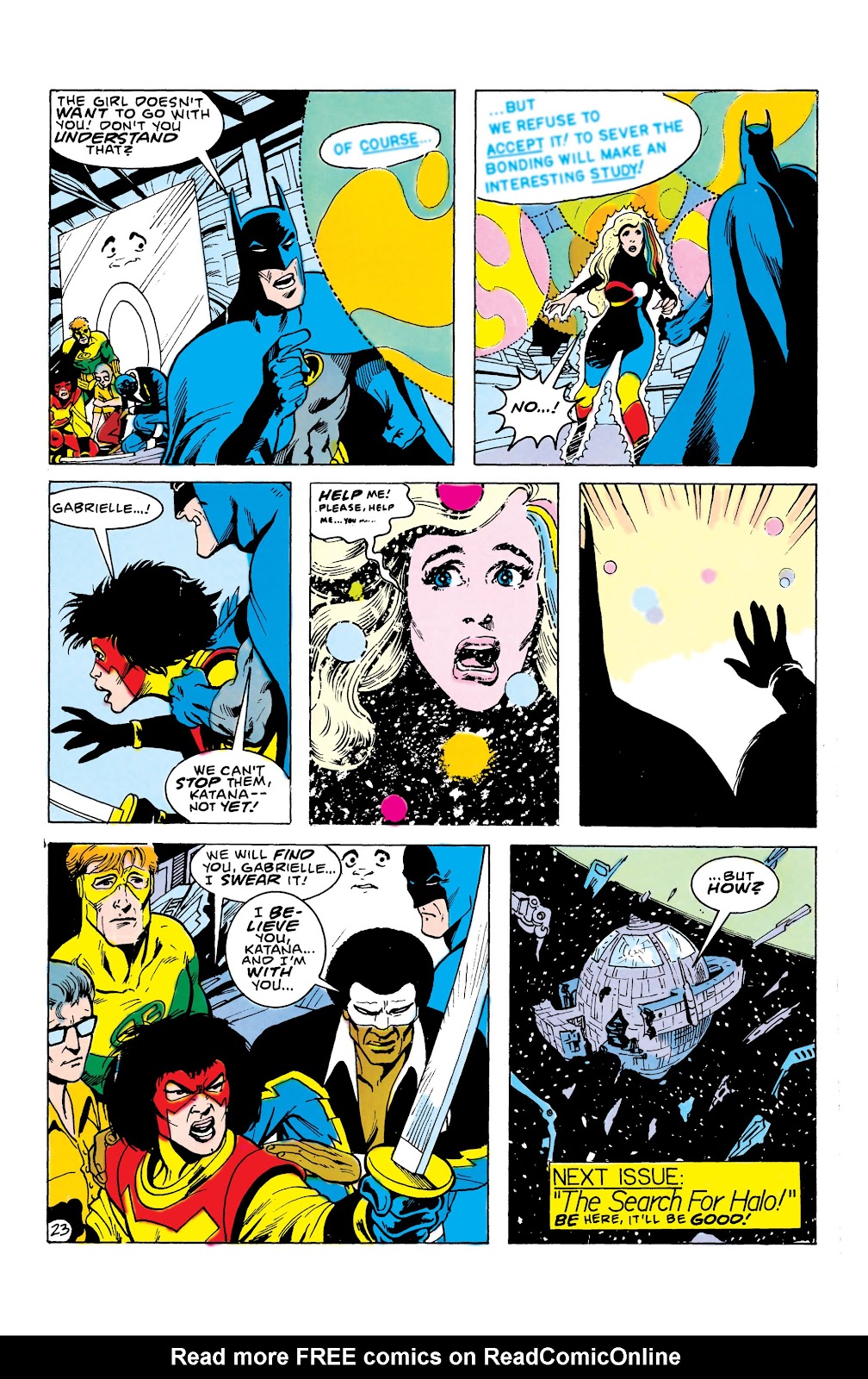 Batman and the Outsiders (1983) issue 22 - Page 23