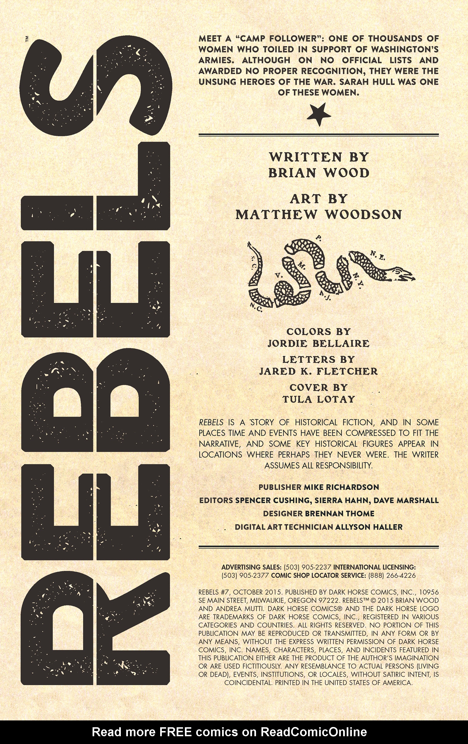 Read online Rebels comic -  Issue #7 - 2