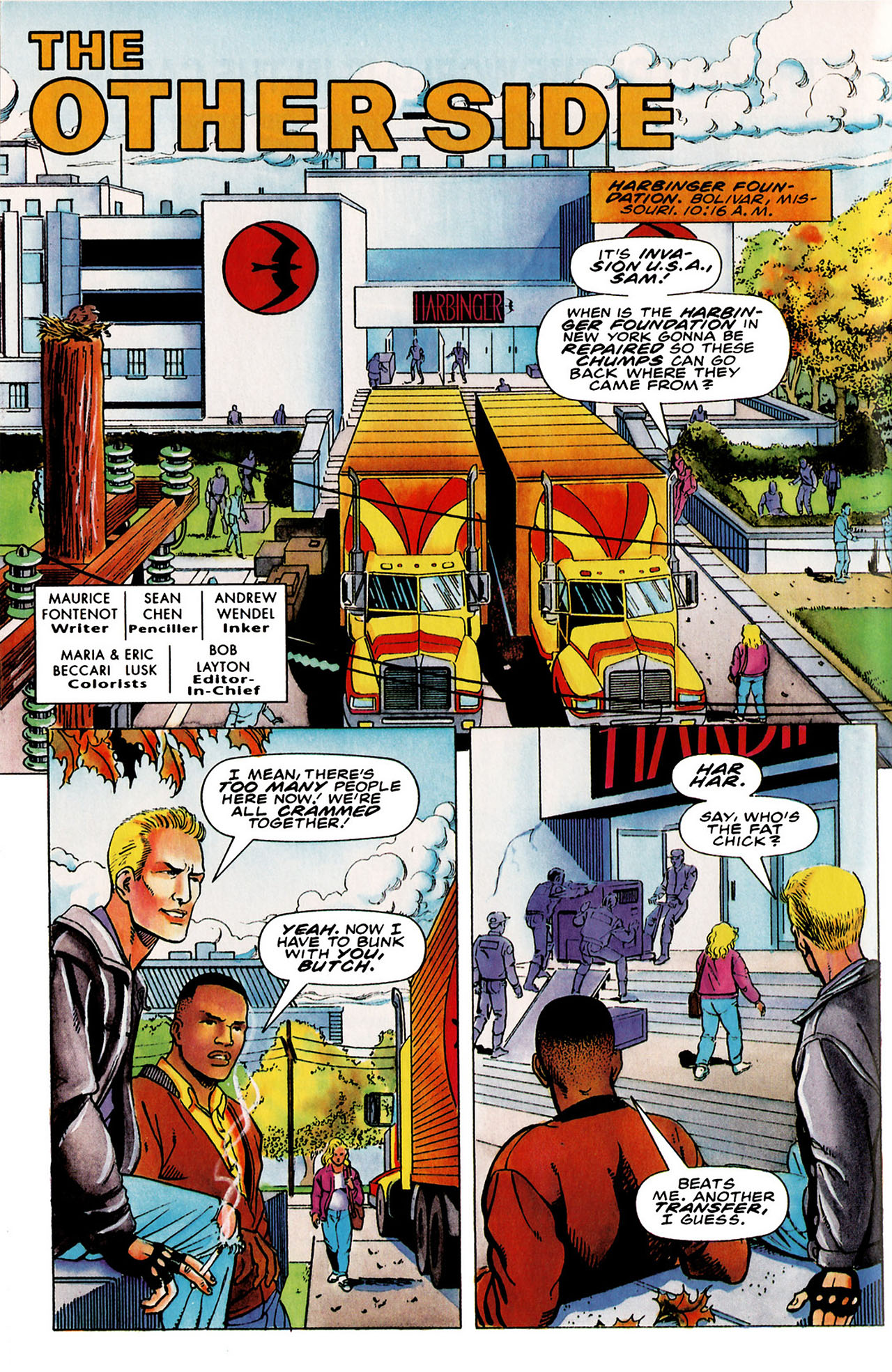 Read online Harbinger (1992) comic -  Issue #26 - 6