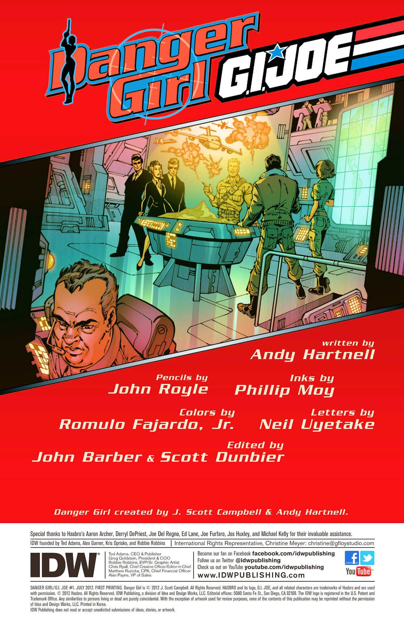 Read online Danger Girl/G.I. Joe comic -  Issue #1 - 2