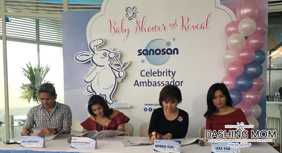 Sanosan Baby Shower Reveal Camille Prats Yambao Ambassador