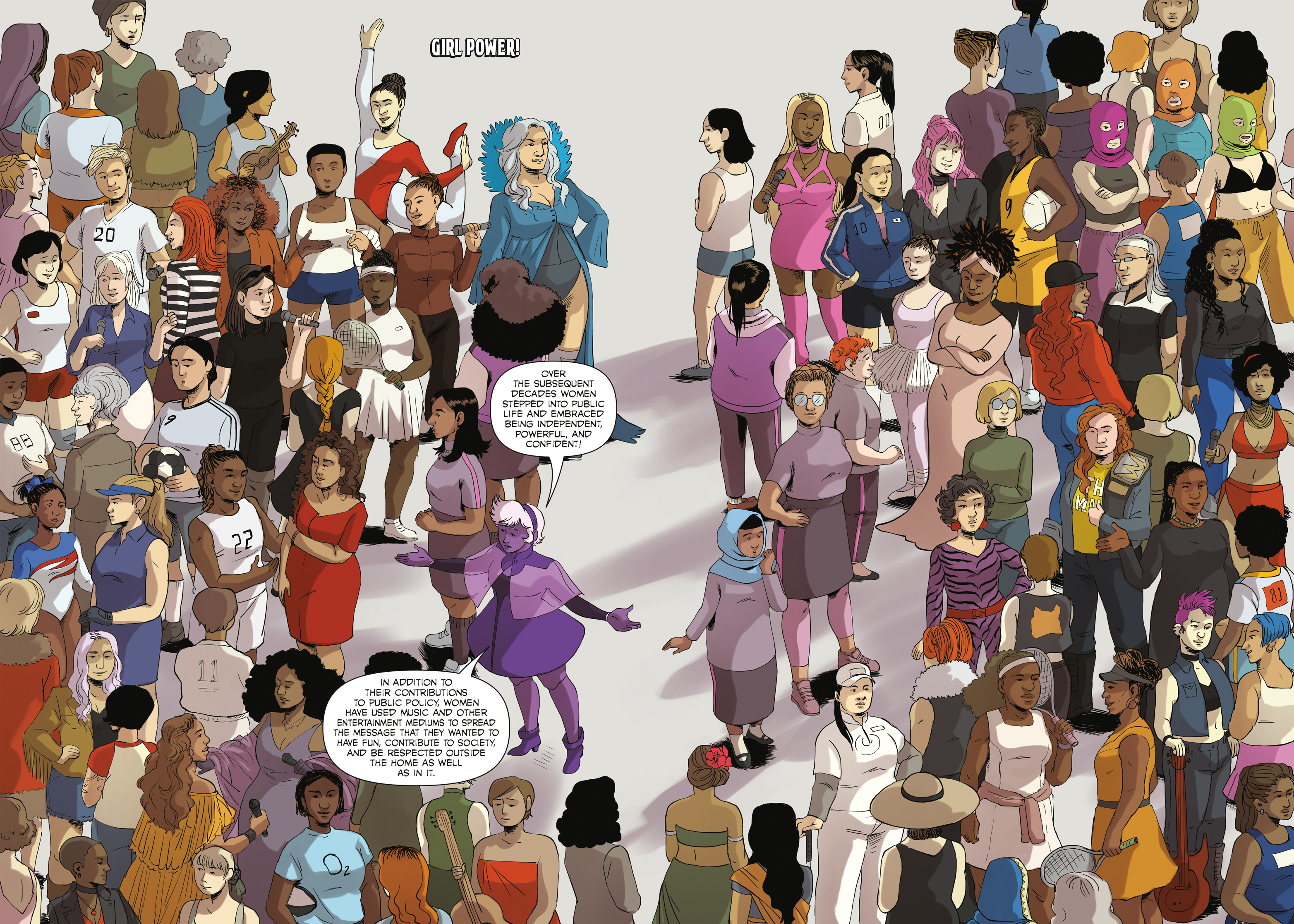 Read online Amazons, Abolitionists, and Activists: A Graphic History of Women's Fight for Their Rights comic -  Issue # TPB (Part 2) - 47