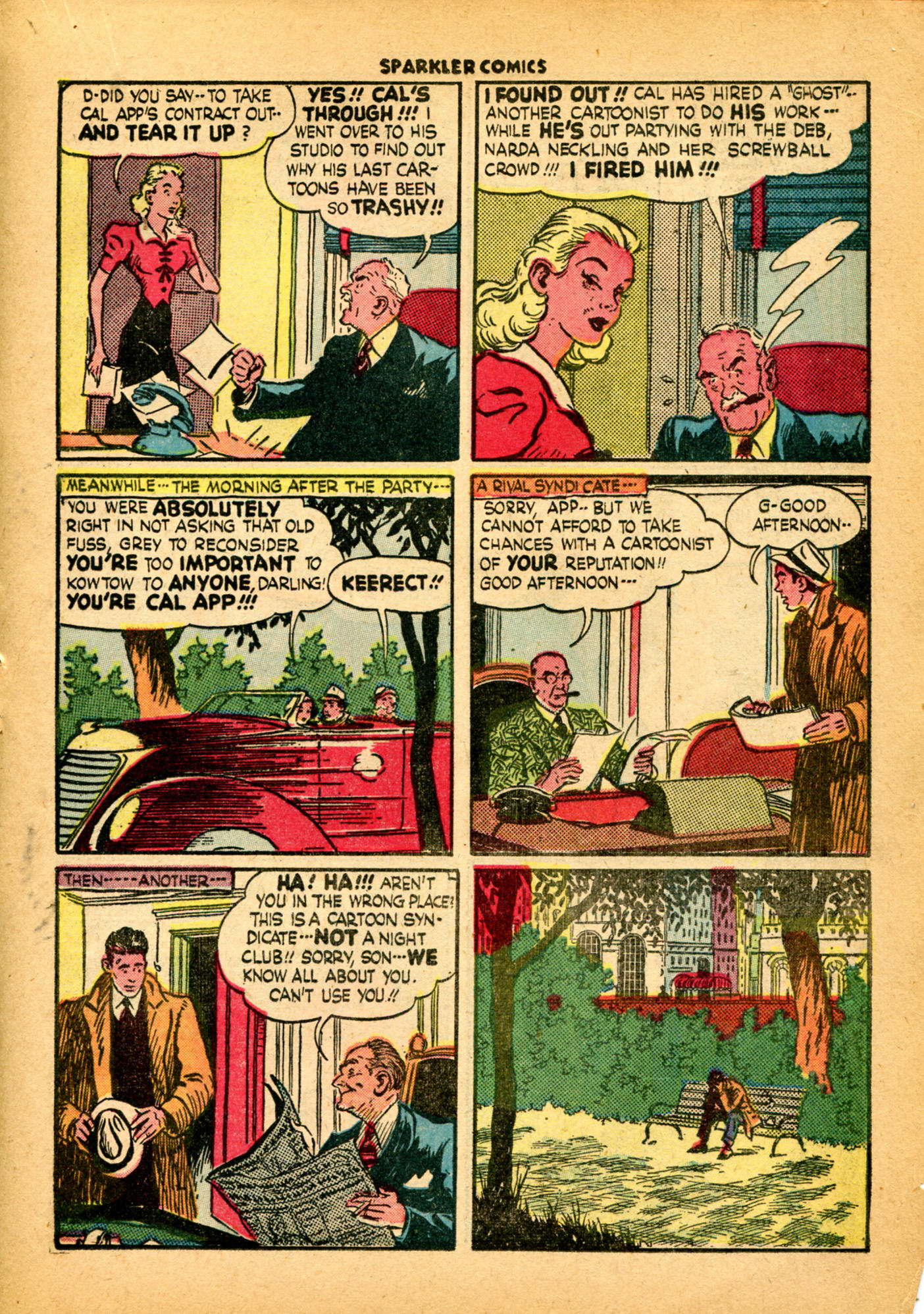 Read online Sparkler Comics comic -  Issue #27 - 37