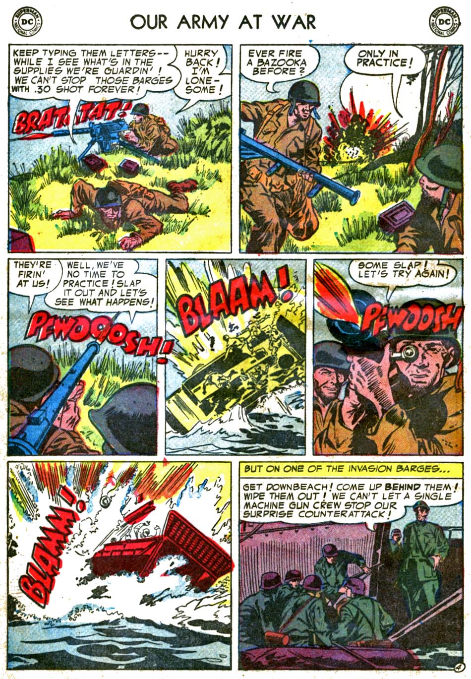 Read online Our Army at War (1952) comic -  Issue #27 - 16