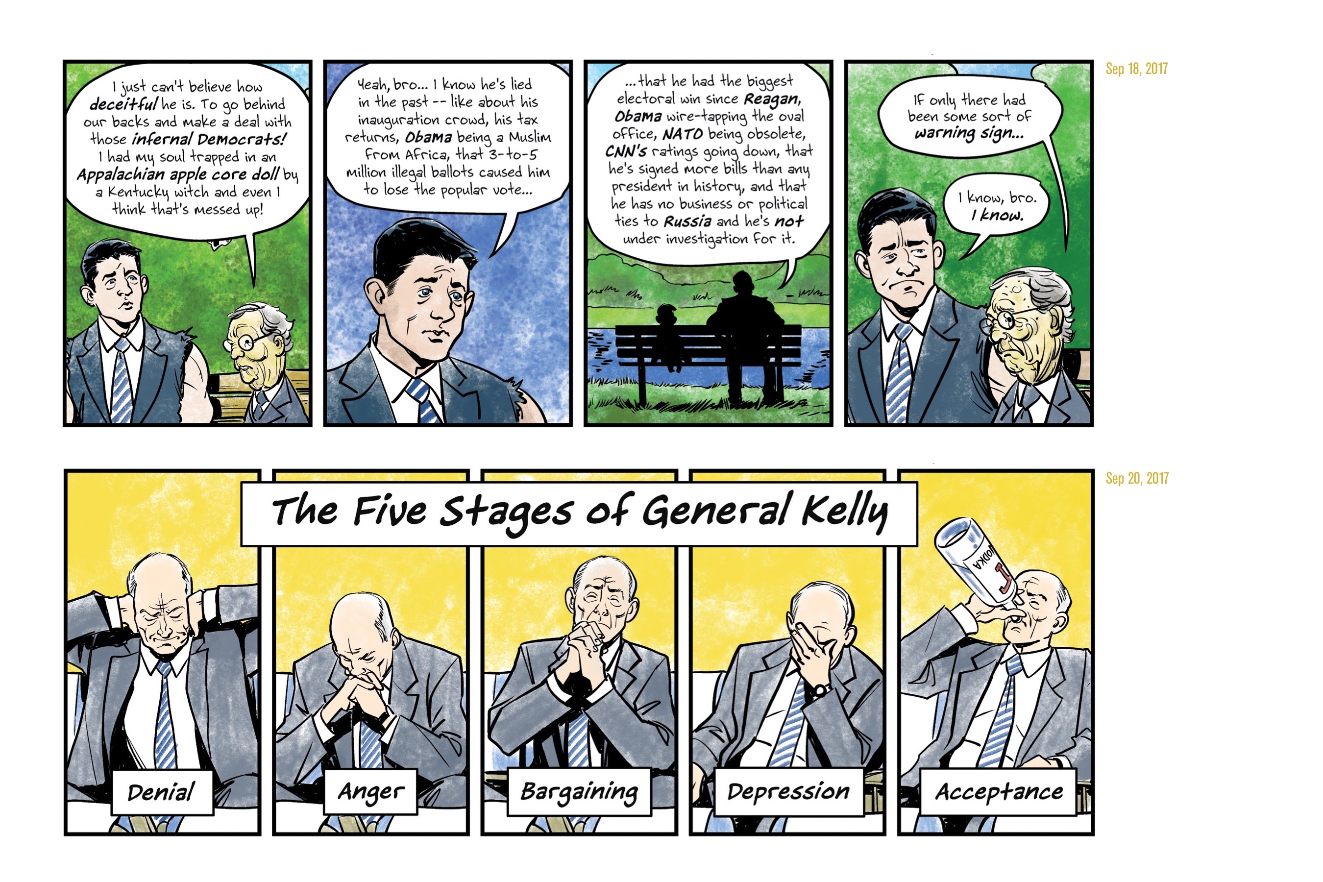 Read online Lil' Donnie: Executive Privilege comic -  Issue # TPB - 51