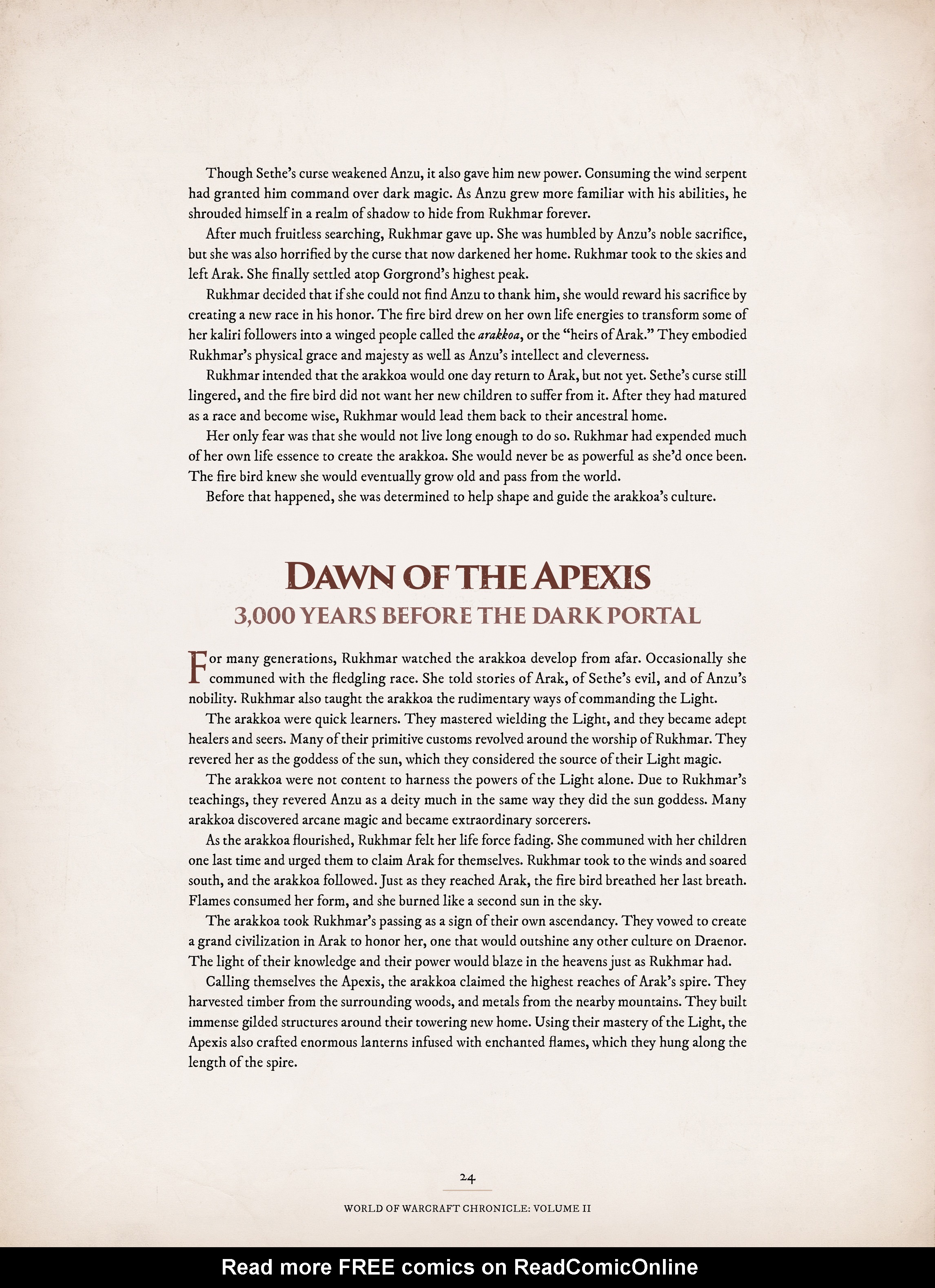 Read online World of Warcraft Chronicle Vol. 2 comic -  Issue # Full - 27