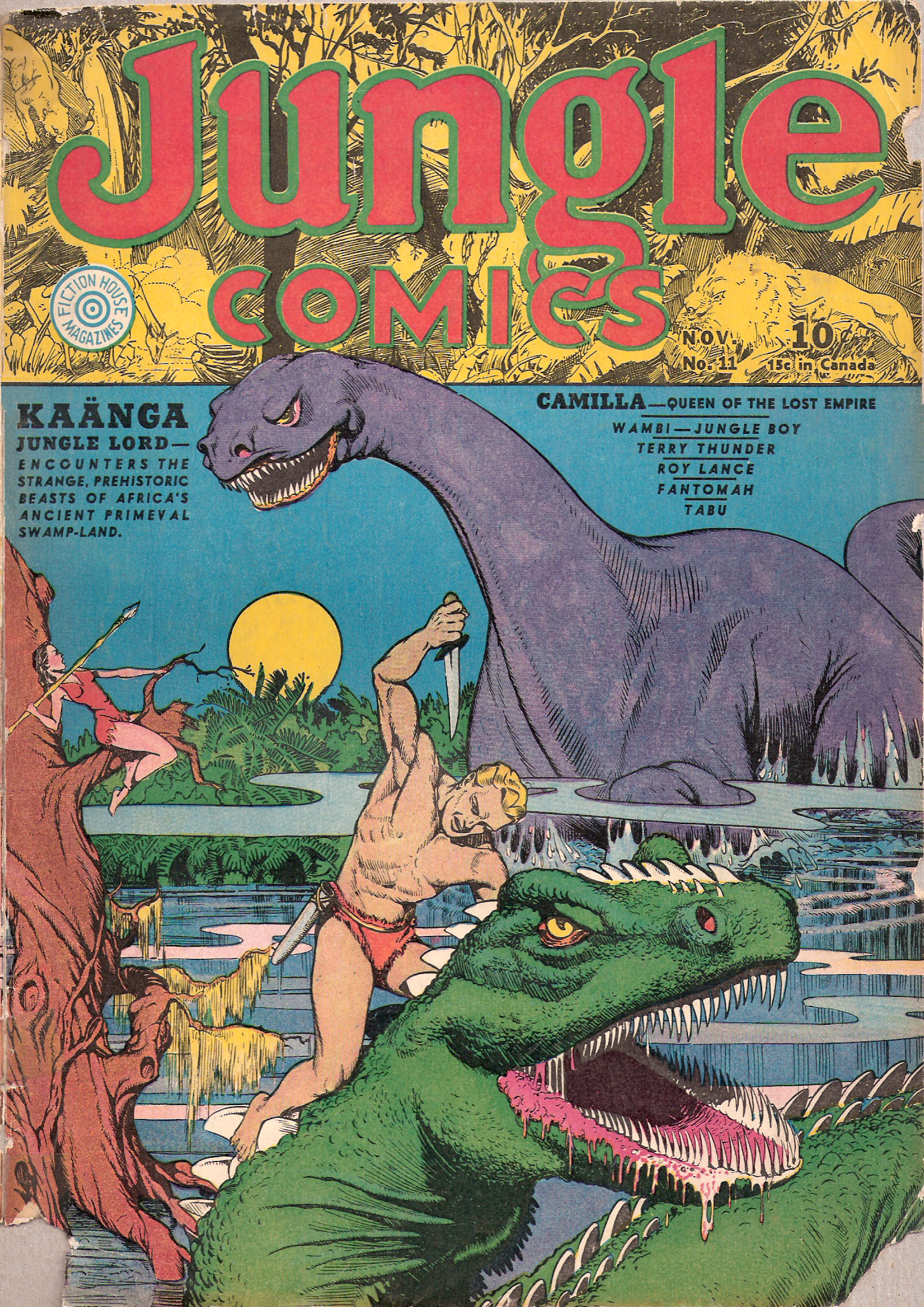 Read online Jungle Comics comic -  Issue #11 - 1