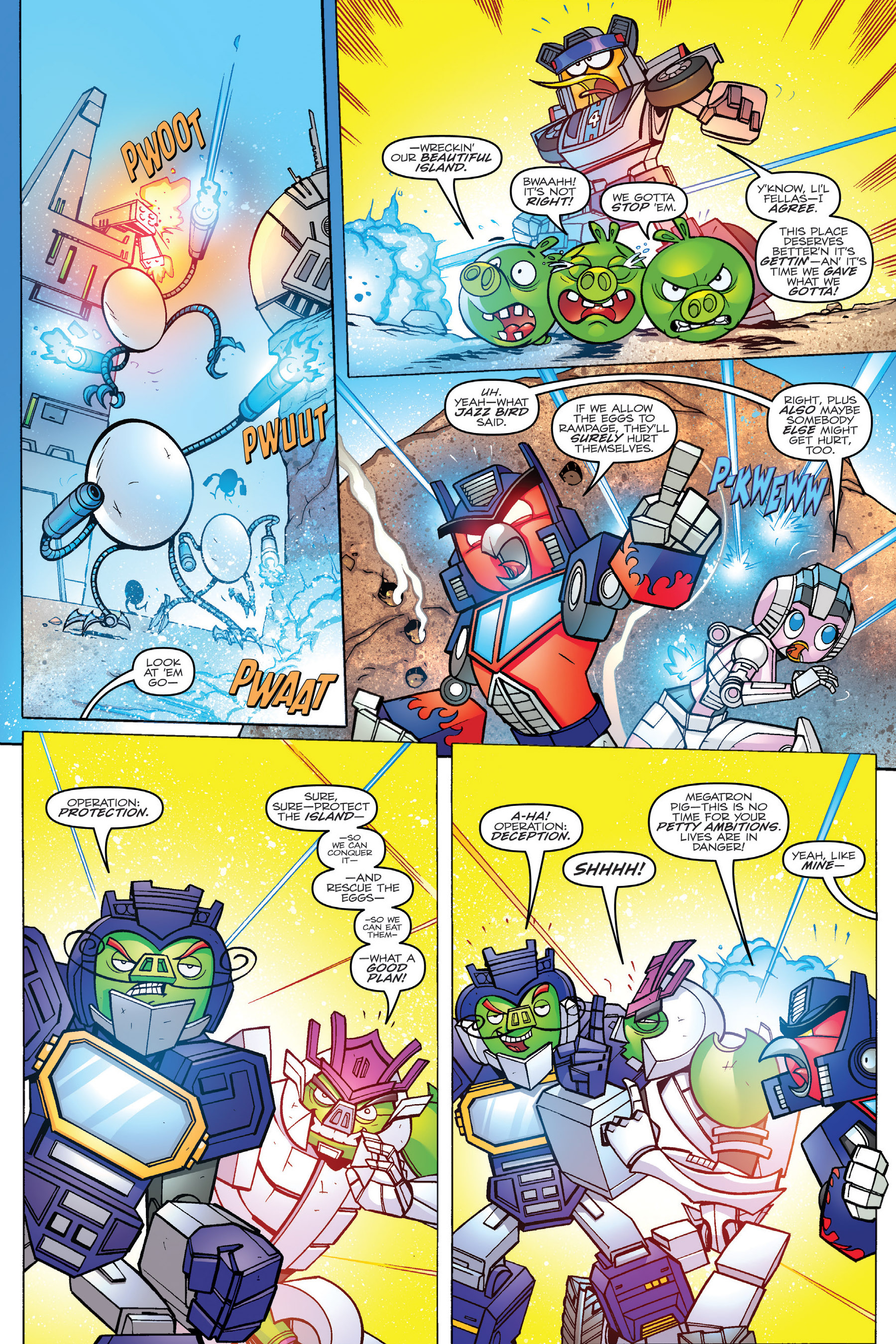 Read online Angry Birds Transformers: Age of Eggstinction comic -  Issue # Full - 52