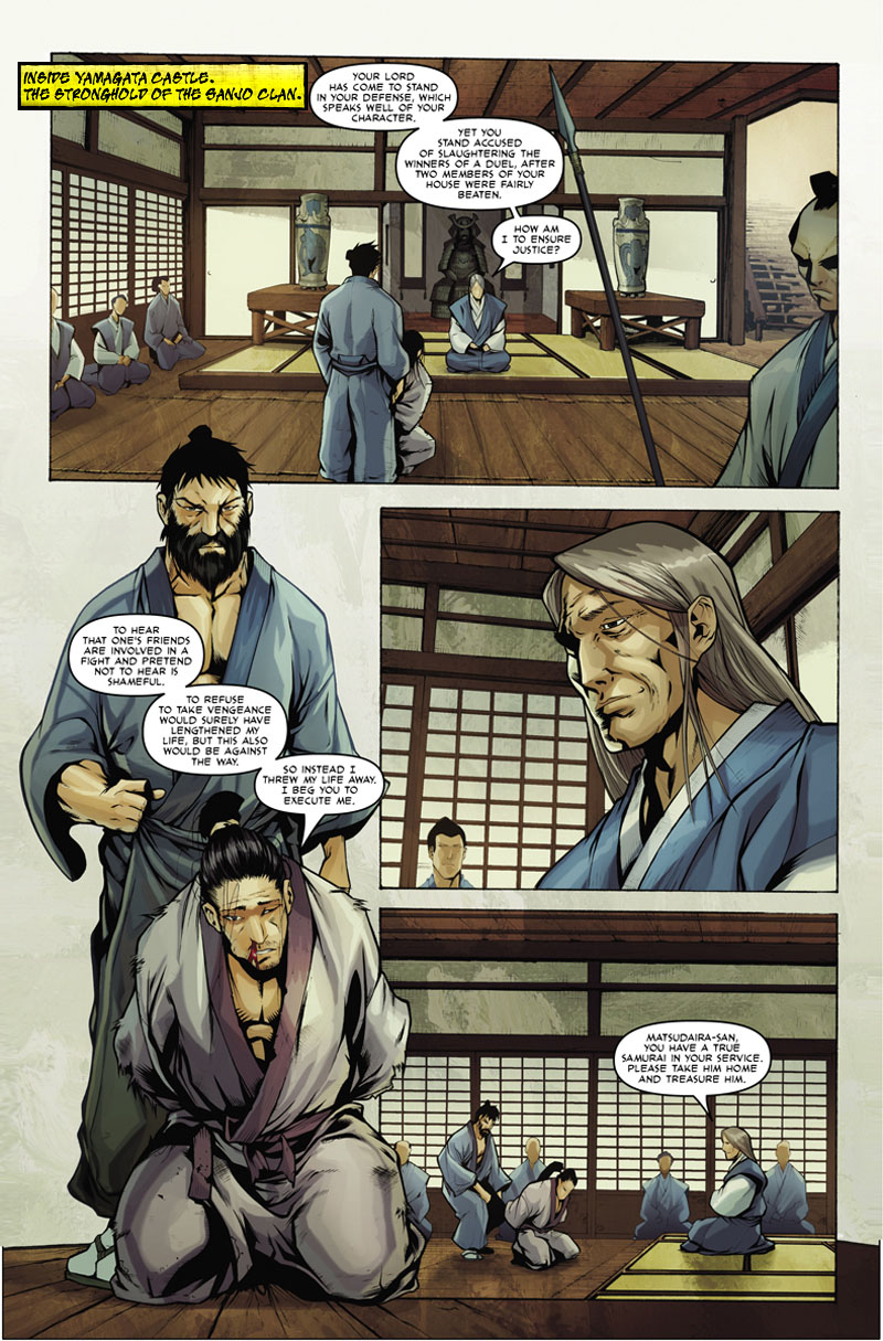 Read online Samurai's Blood comic -  Issue #1 - 4