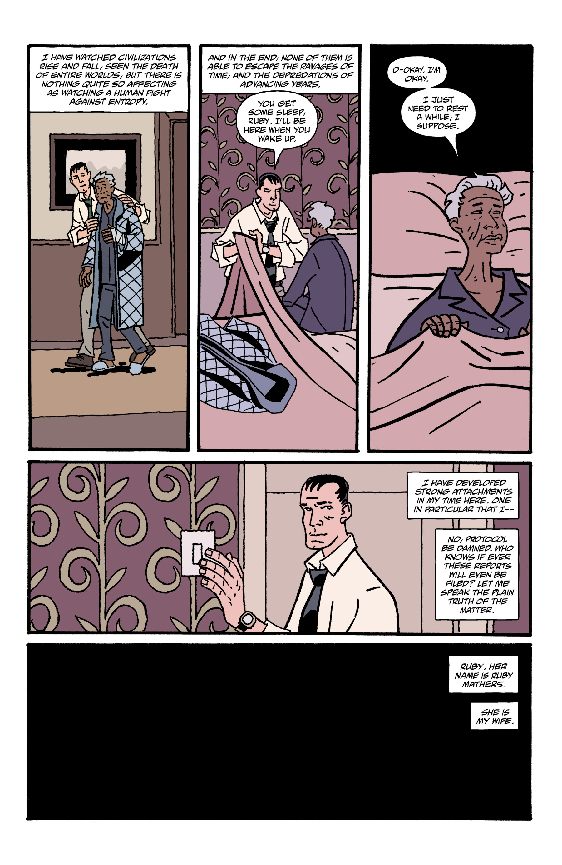 Read online The Visitor: How and Why He Stayed comic -  Issue #4 - 5