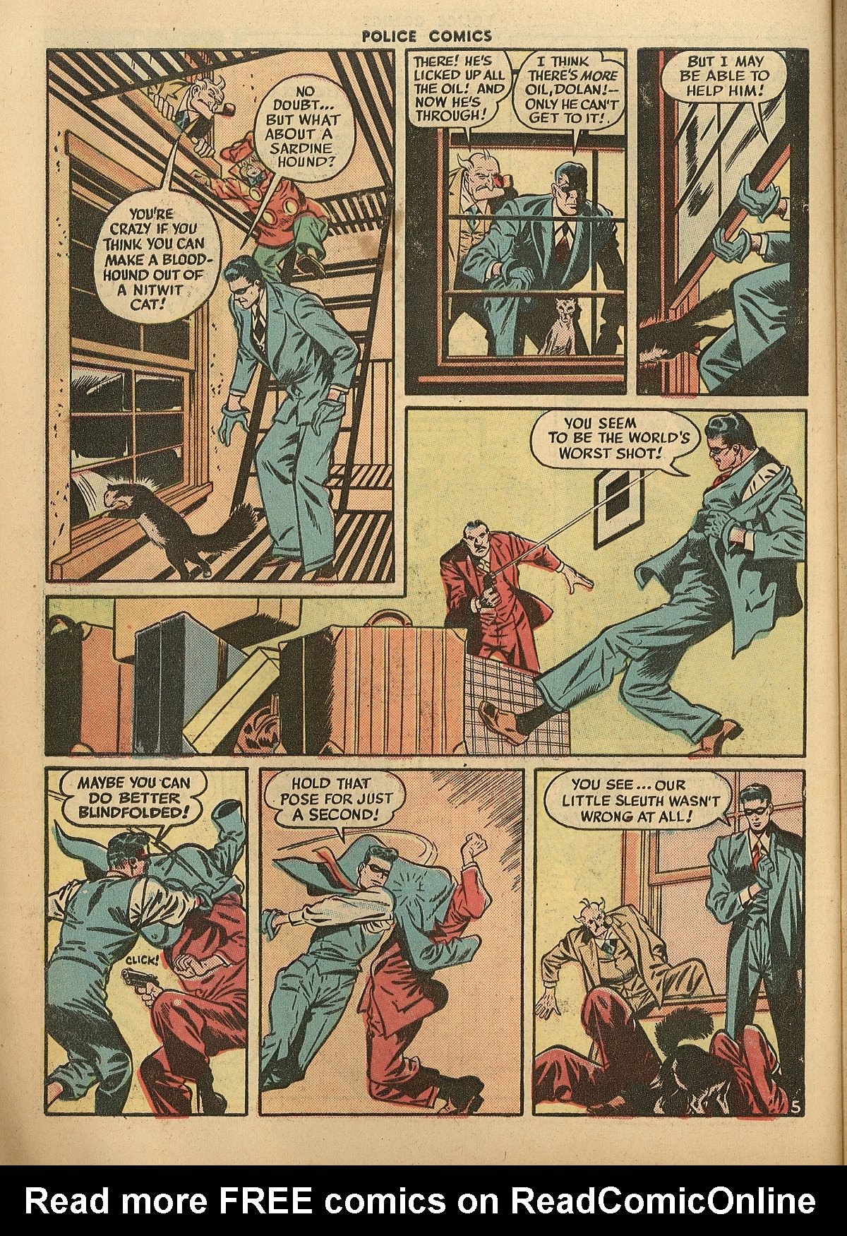 Read online Police Comics comic -  Issue #59 - 56