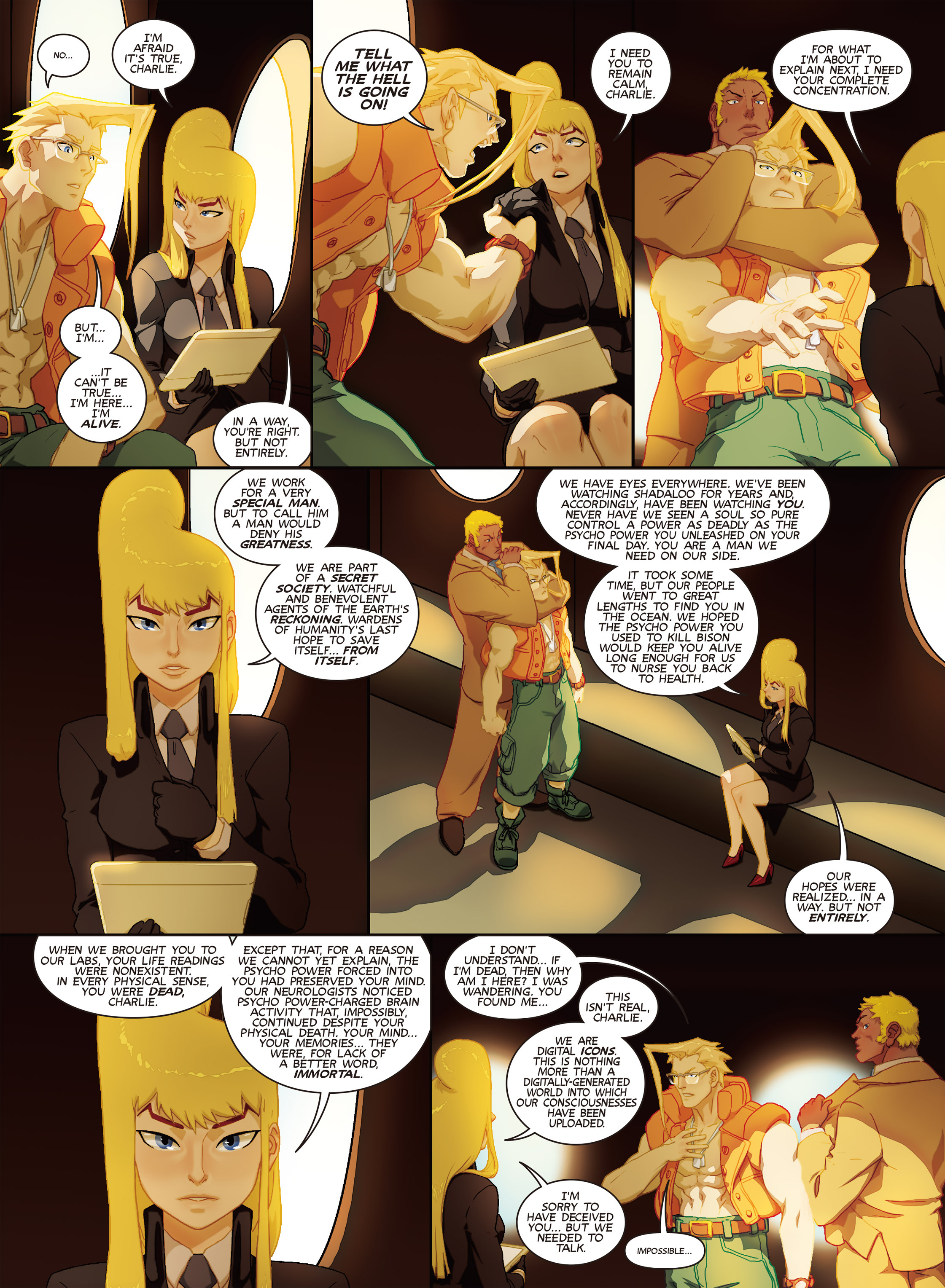 Read online Street Fighter V: The Life and Death(s) of Charlie Nash comic -  Issue # TPB - 38