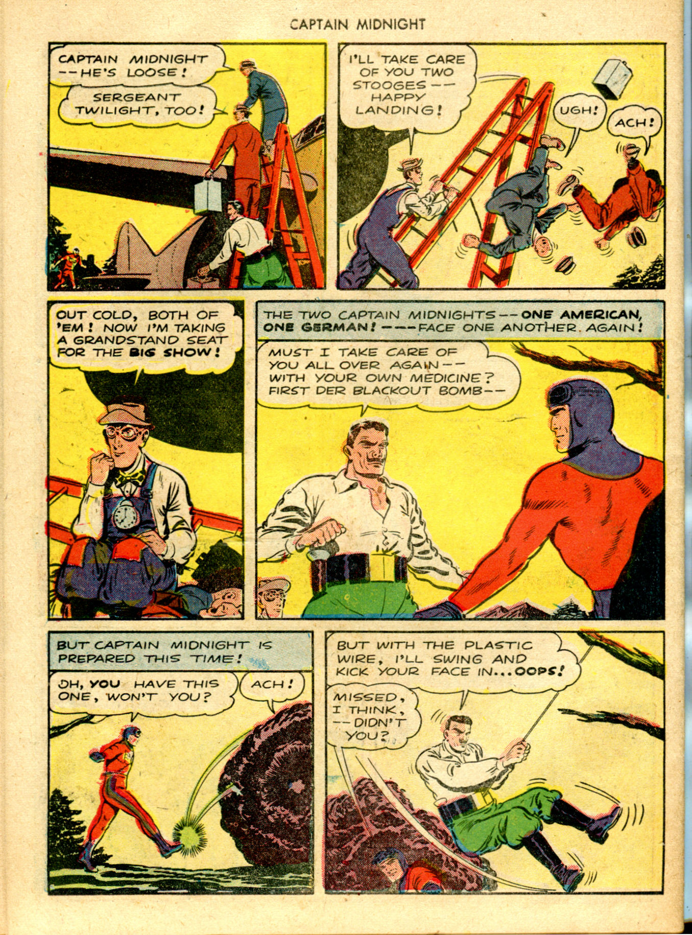 Read online Captain Midnight (1942) comic -  Issue #18 - 46