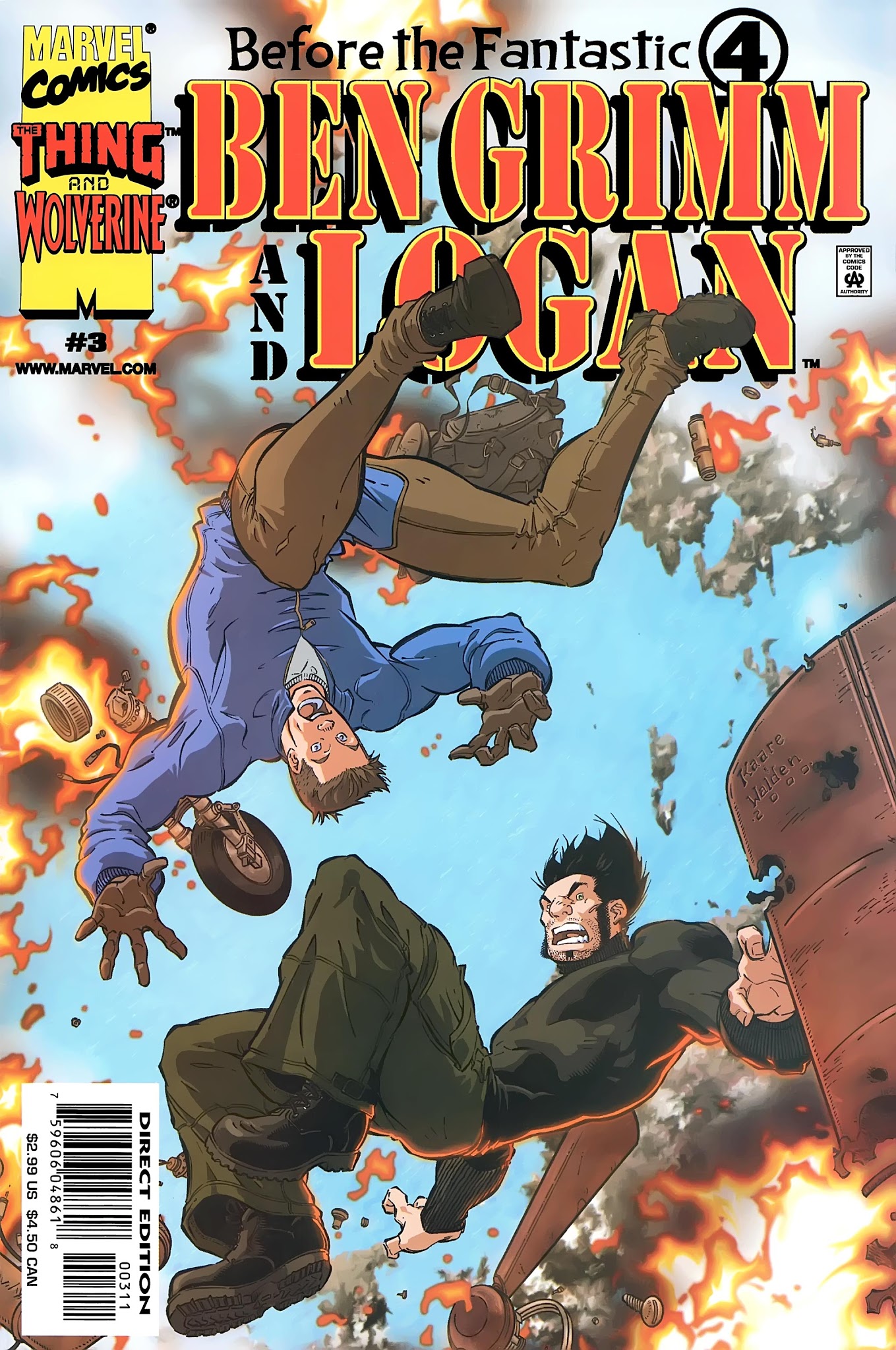 Read online Before the Fantastic Four: Ben Grimm and Logan comic -  Issue #3 - 1