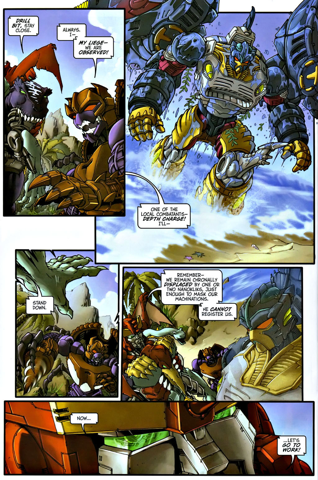 Read online Transformers, Beast Wars The Gathering comic Issue 1