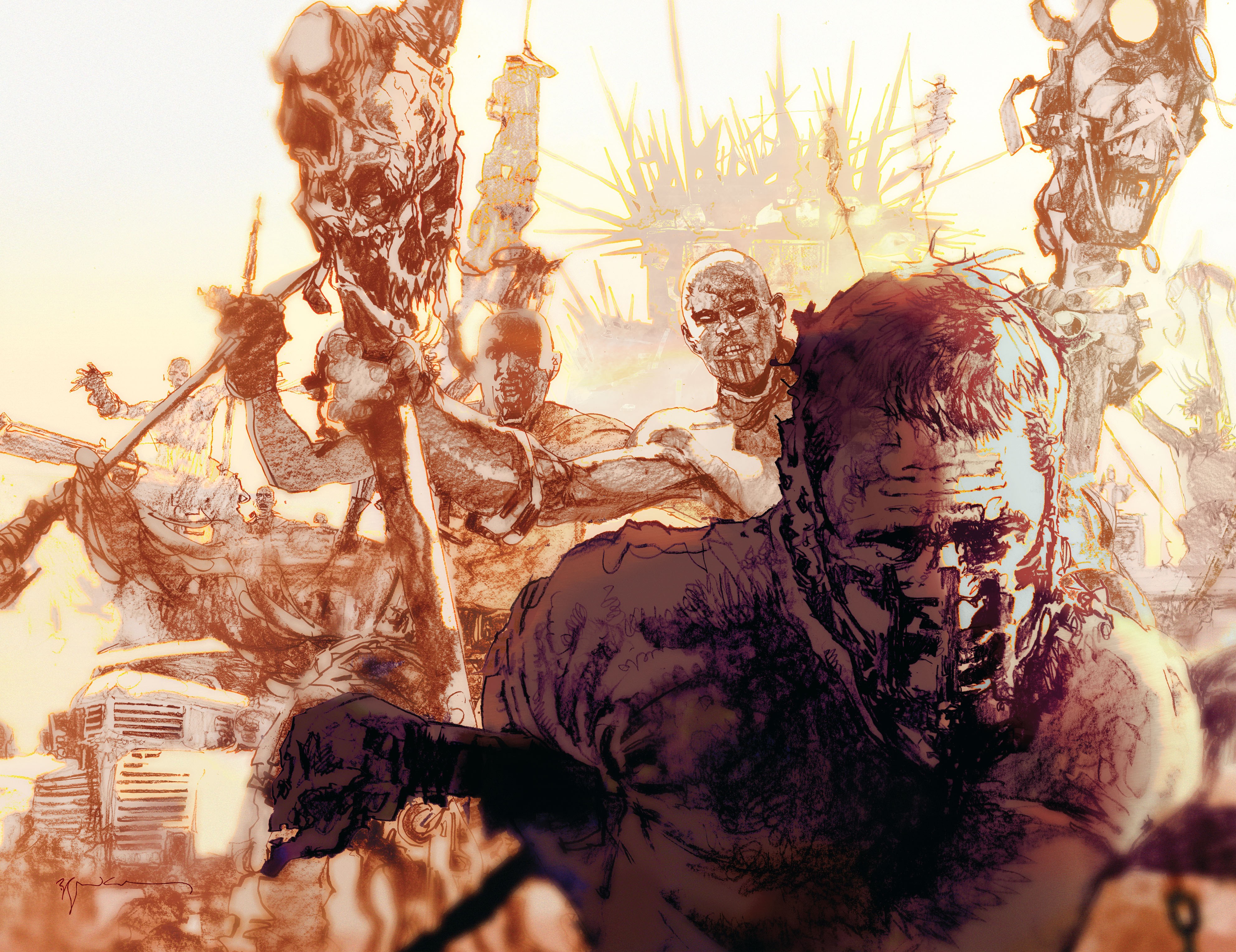 Read online Mad Max: Fury Road Inspired Artists Deluxe Edition comic -  Issue # TPB - 21