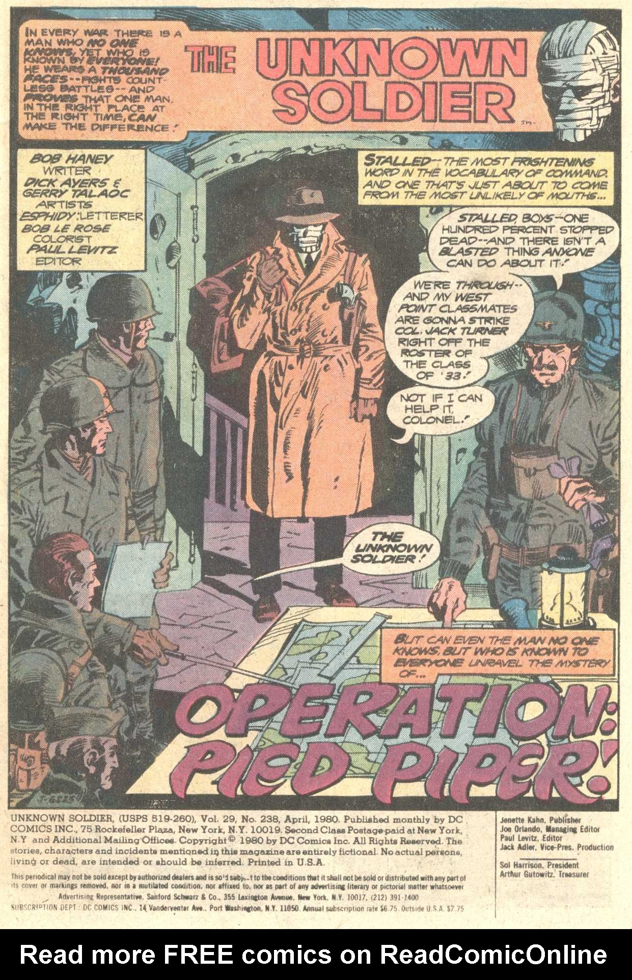 Read online Unknown Soldier (1977) comic -  Issue #238 - 3