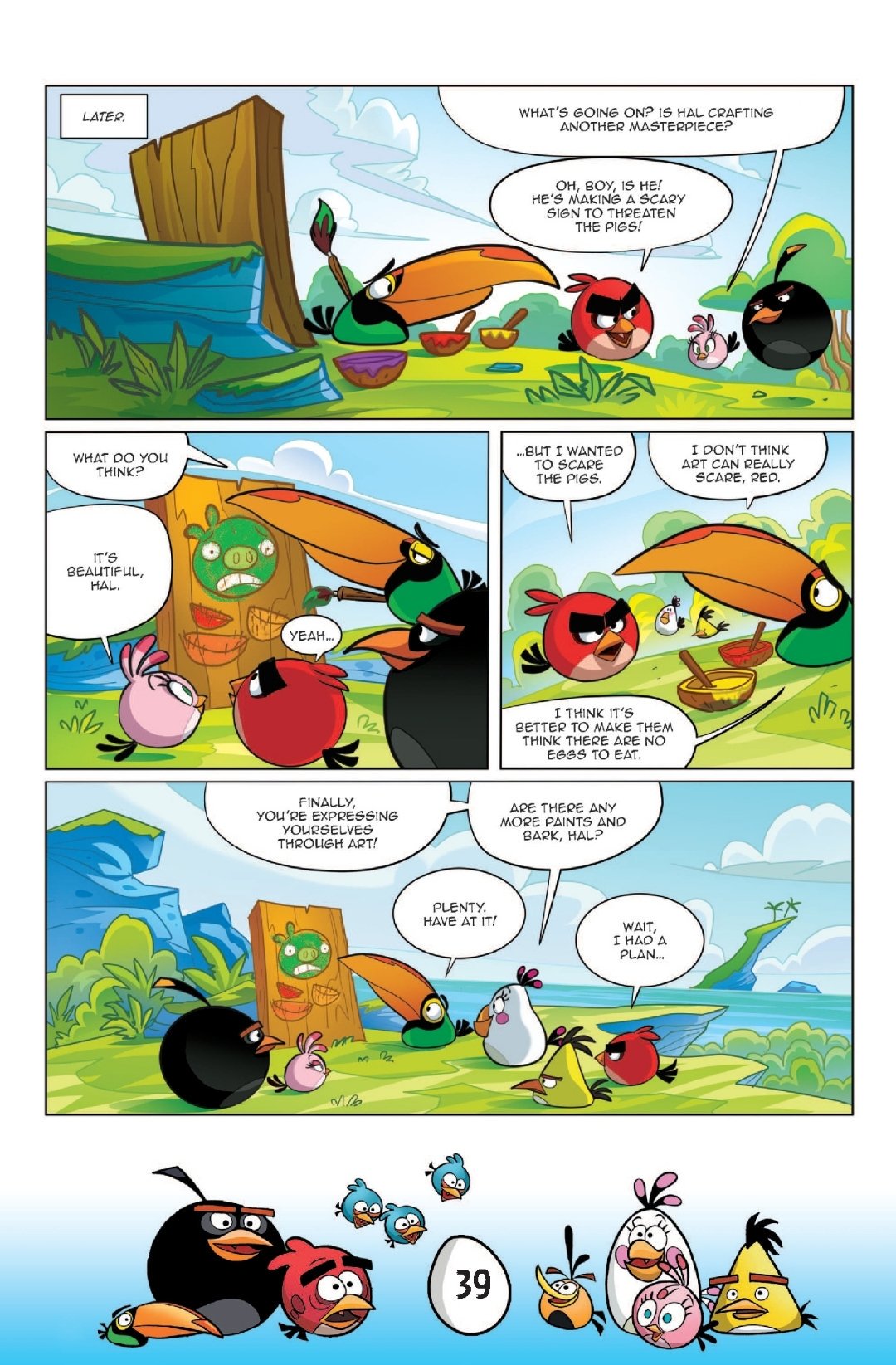 Read online Angry Birds Comics Quarterly comic -  Issue # Issue Furious Fowl - 40