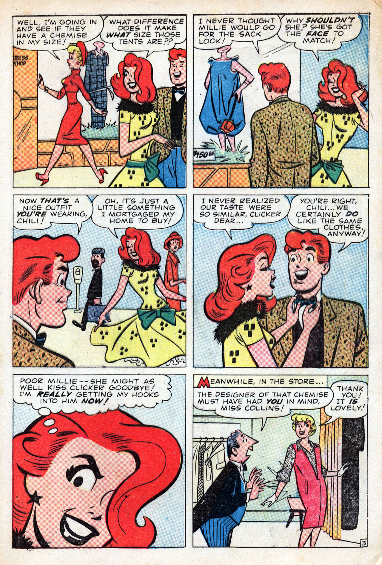 Read online Millie the Model comic -  Issue #87 - 5