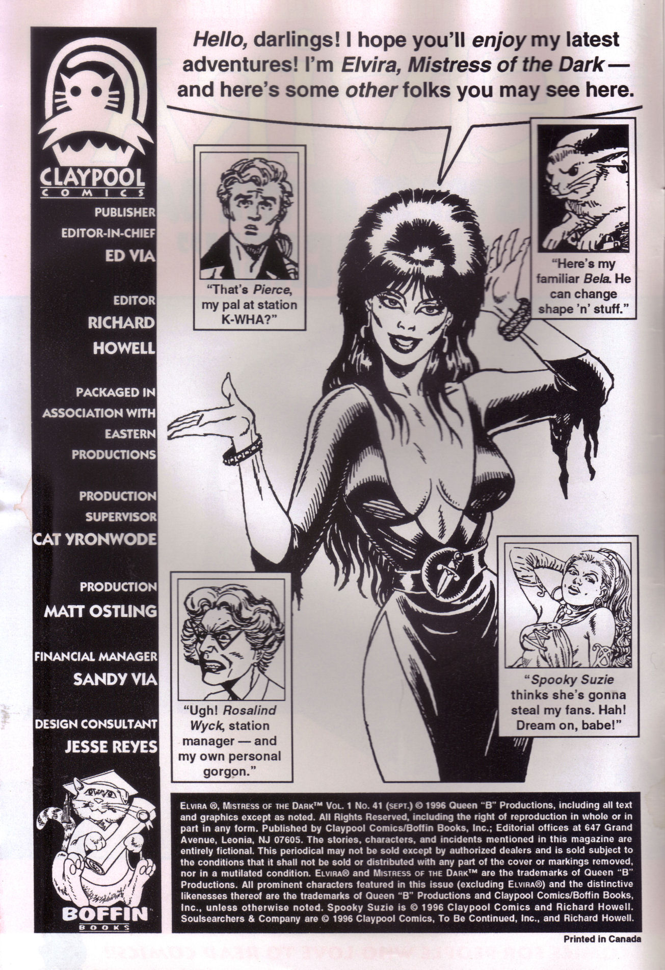 Read online Elvira, Mistress of the Dark comic -  Issue #41 - 2
