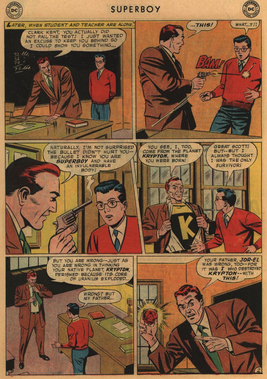 Read online Superboy (1949) comic -  Issue #67 - 24