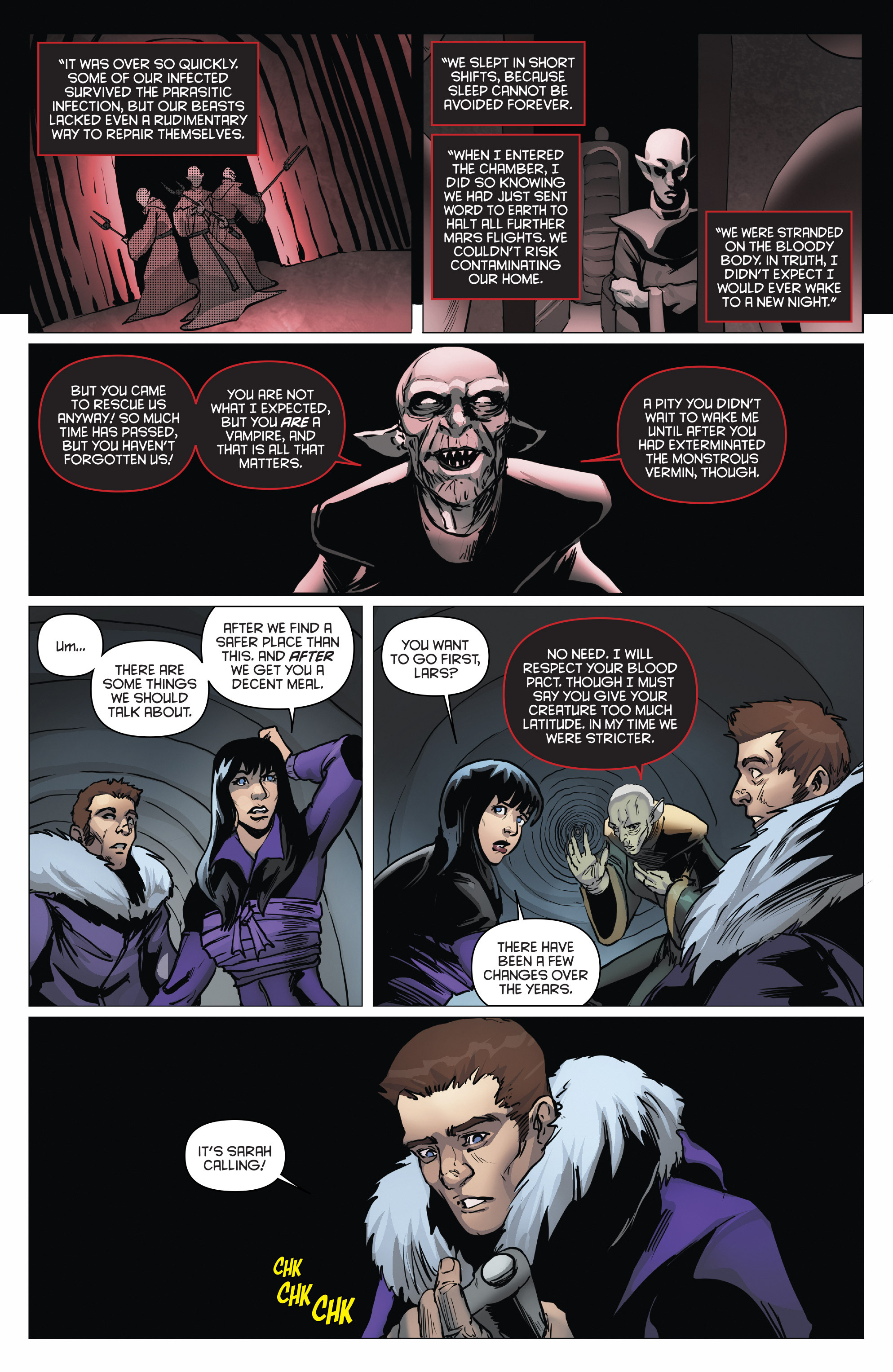Read online Aliens/Vampirella comic -  Issue #5 - 16