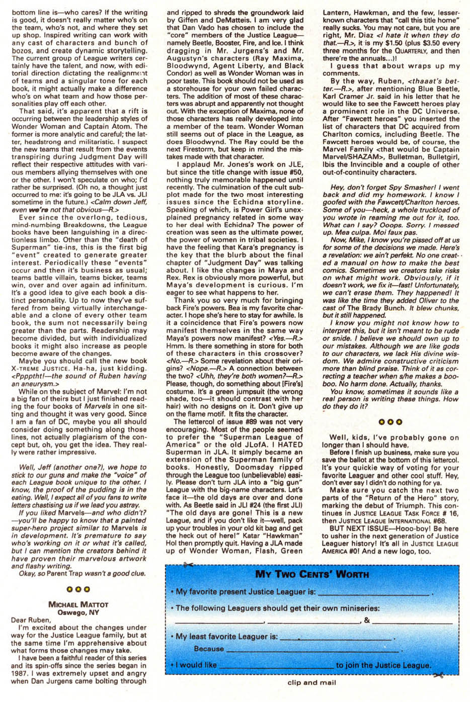 Read online Justice League America comic -  Issue #92 - 25