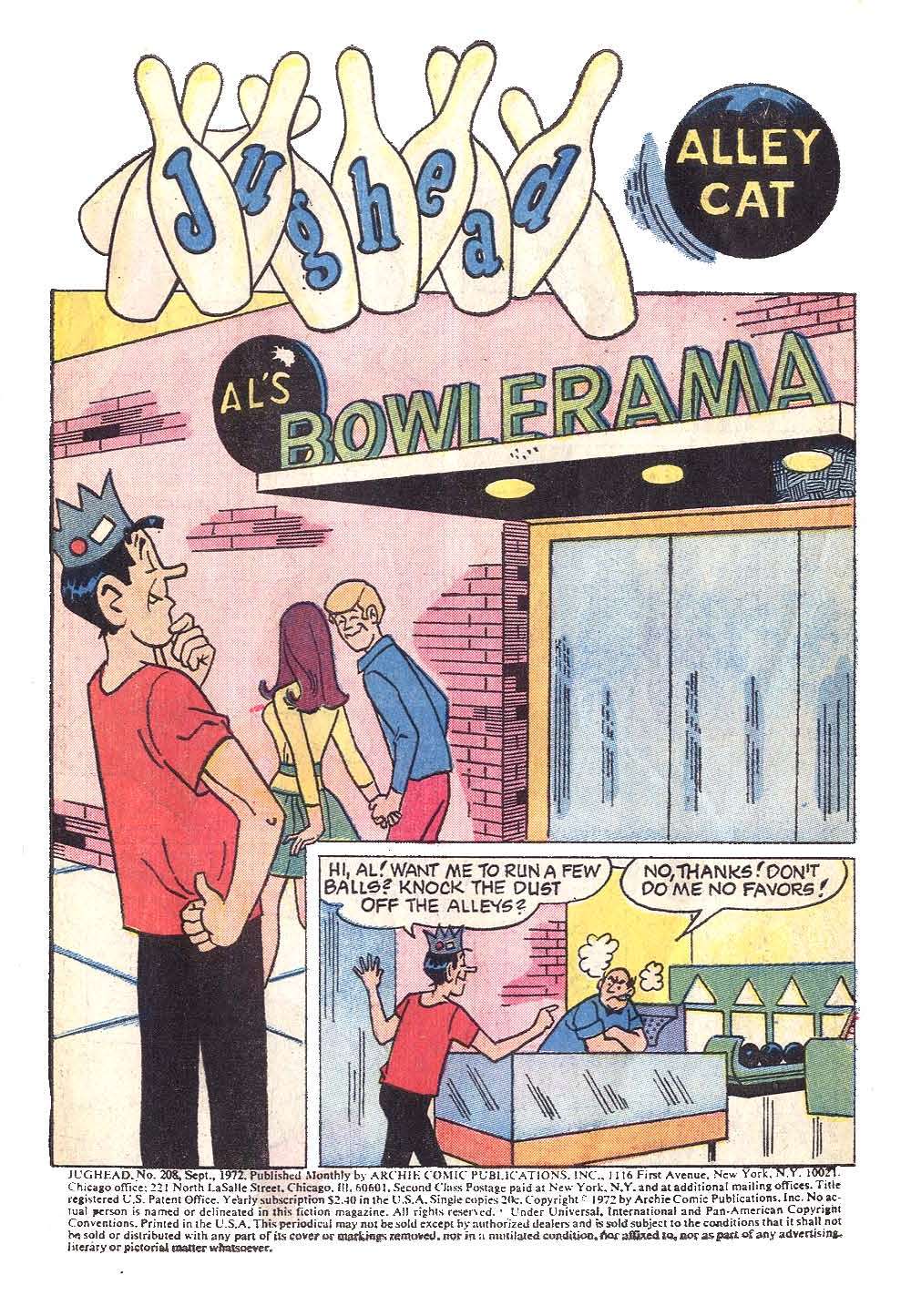 Read online Jughead (1965) comic -  Issue #208 - 3