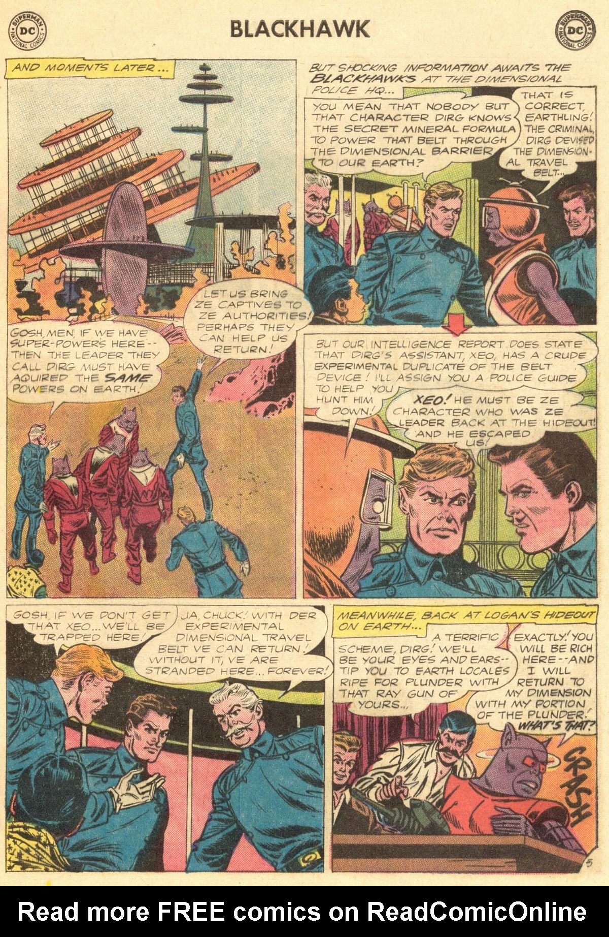 Read online Blackhawk (1957) comic -  Issue #185 - 17