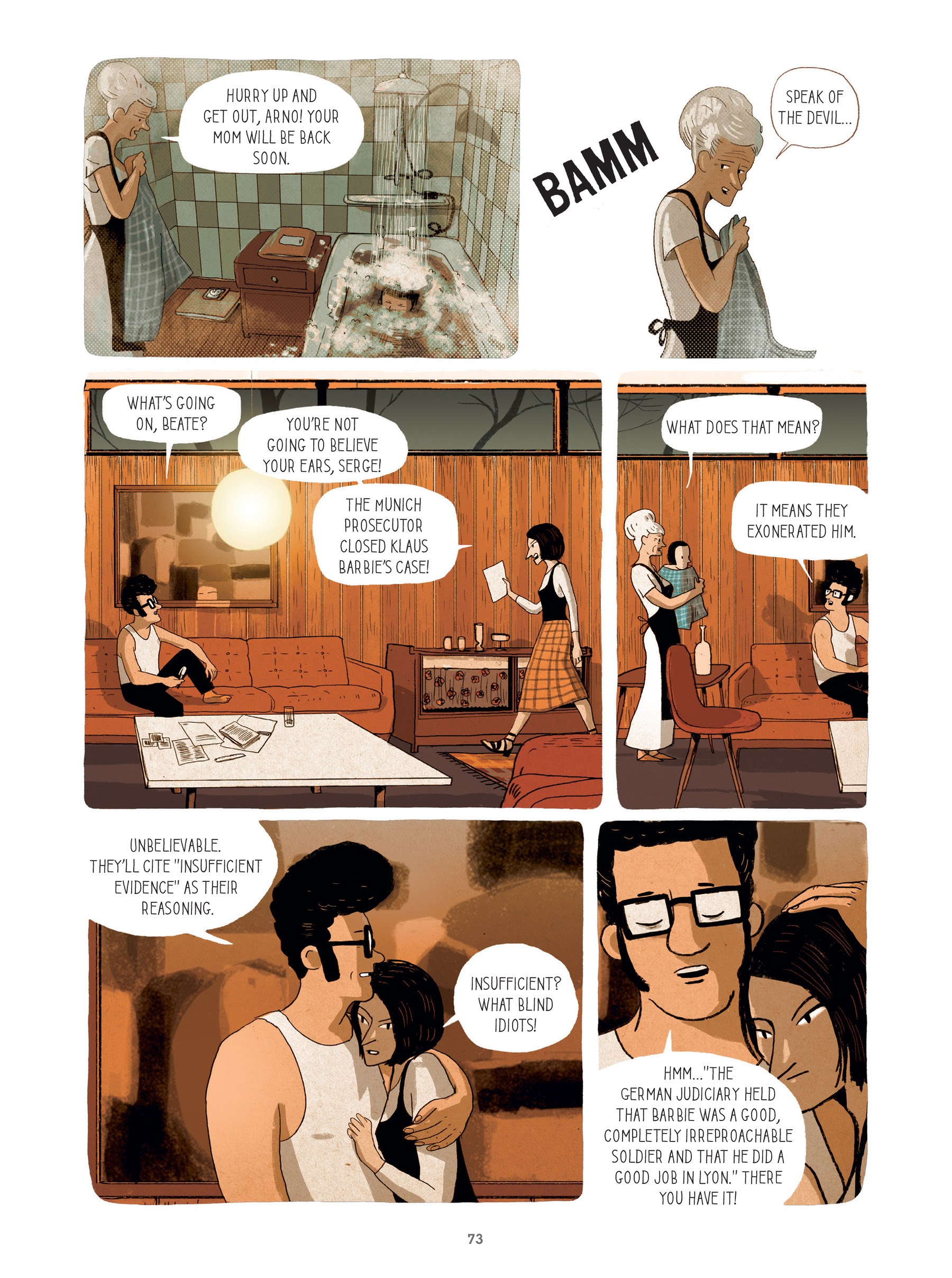Read online For Justice: The Serge & Beate Klarsfeld Story comic -  Issue # TPB (Part 1) - 73