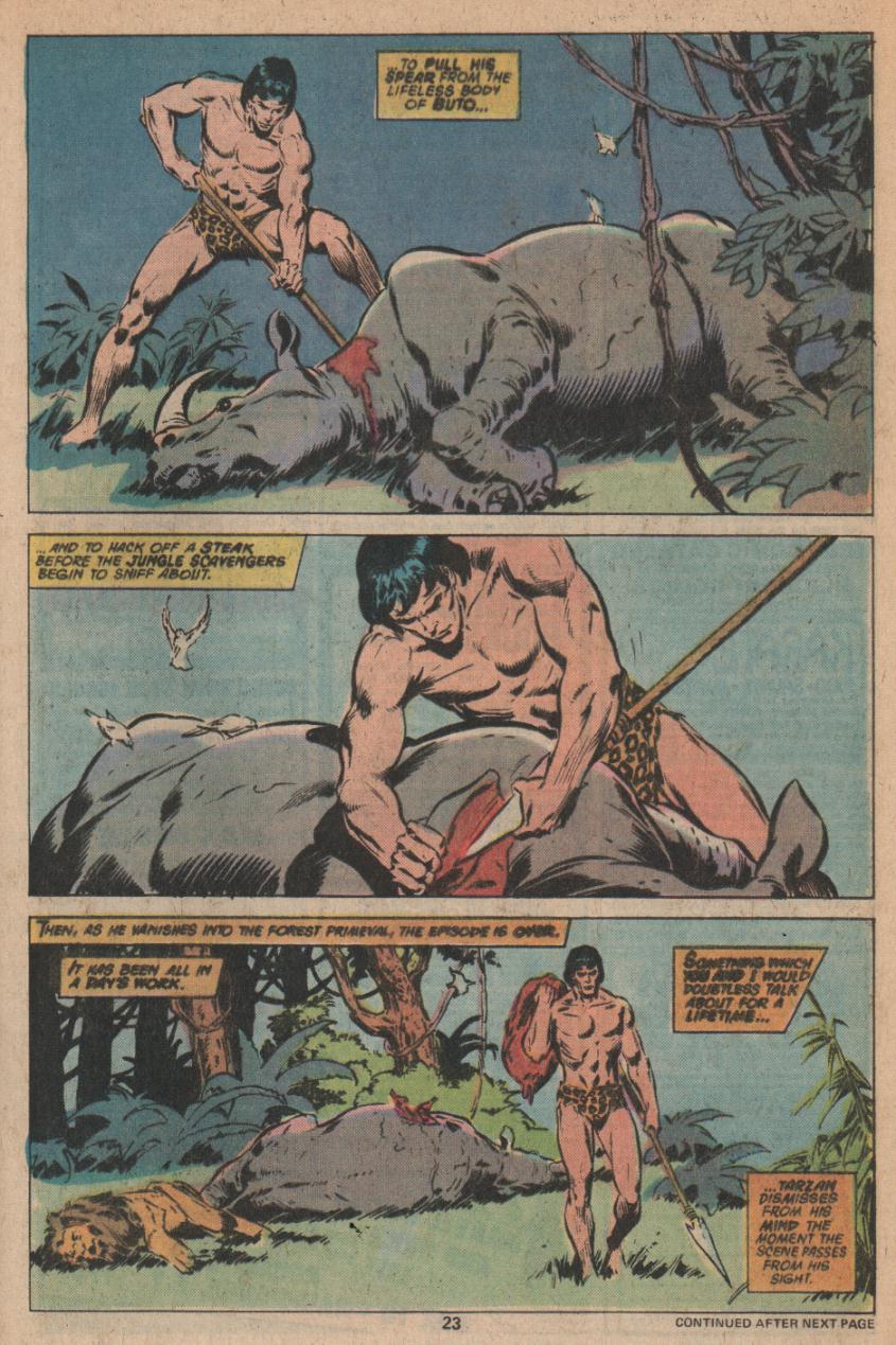 Read online Tarzan (1977) comic -  Issue #5 - 14