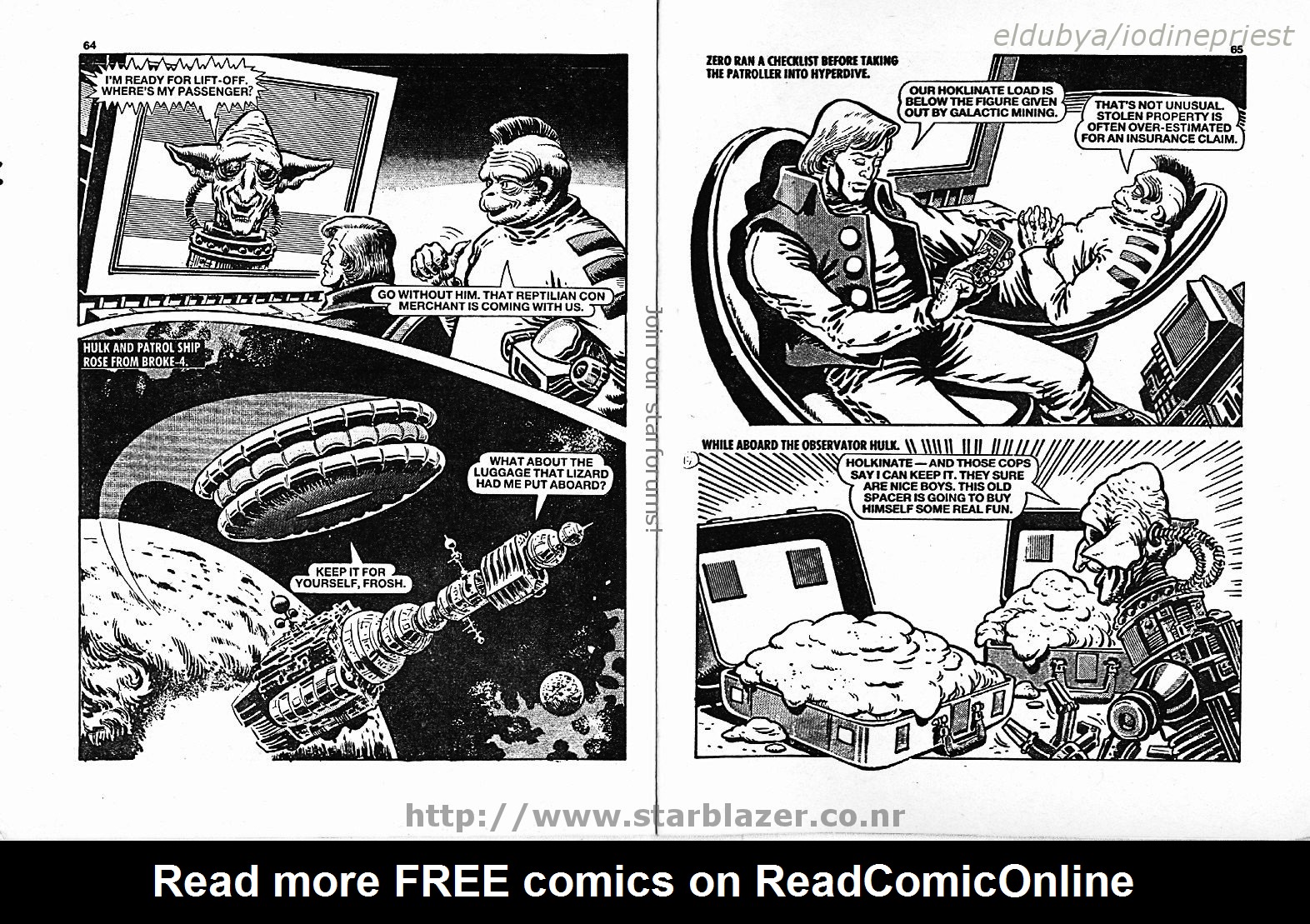 Read online Starblazer comic -  Issue #278 - 34