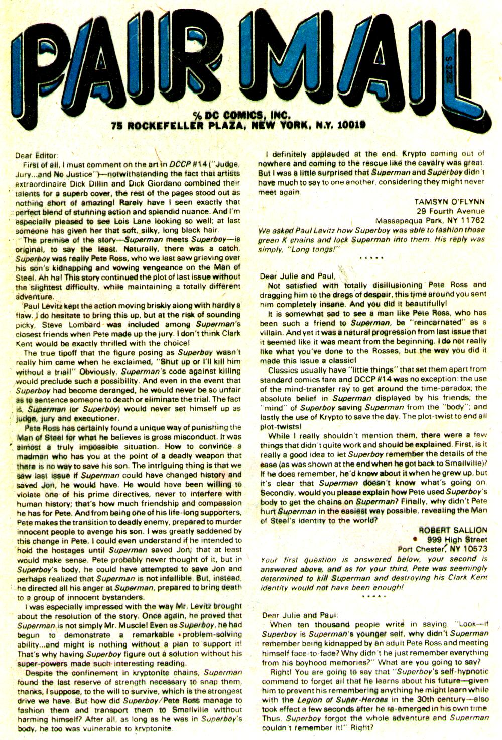 Read online DC Comics Presents comic -  Issue #19 - 19