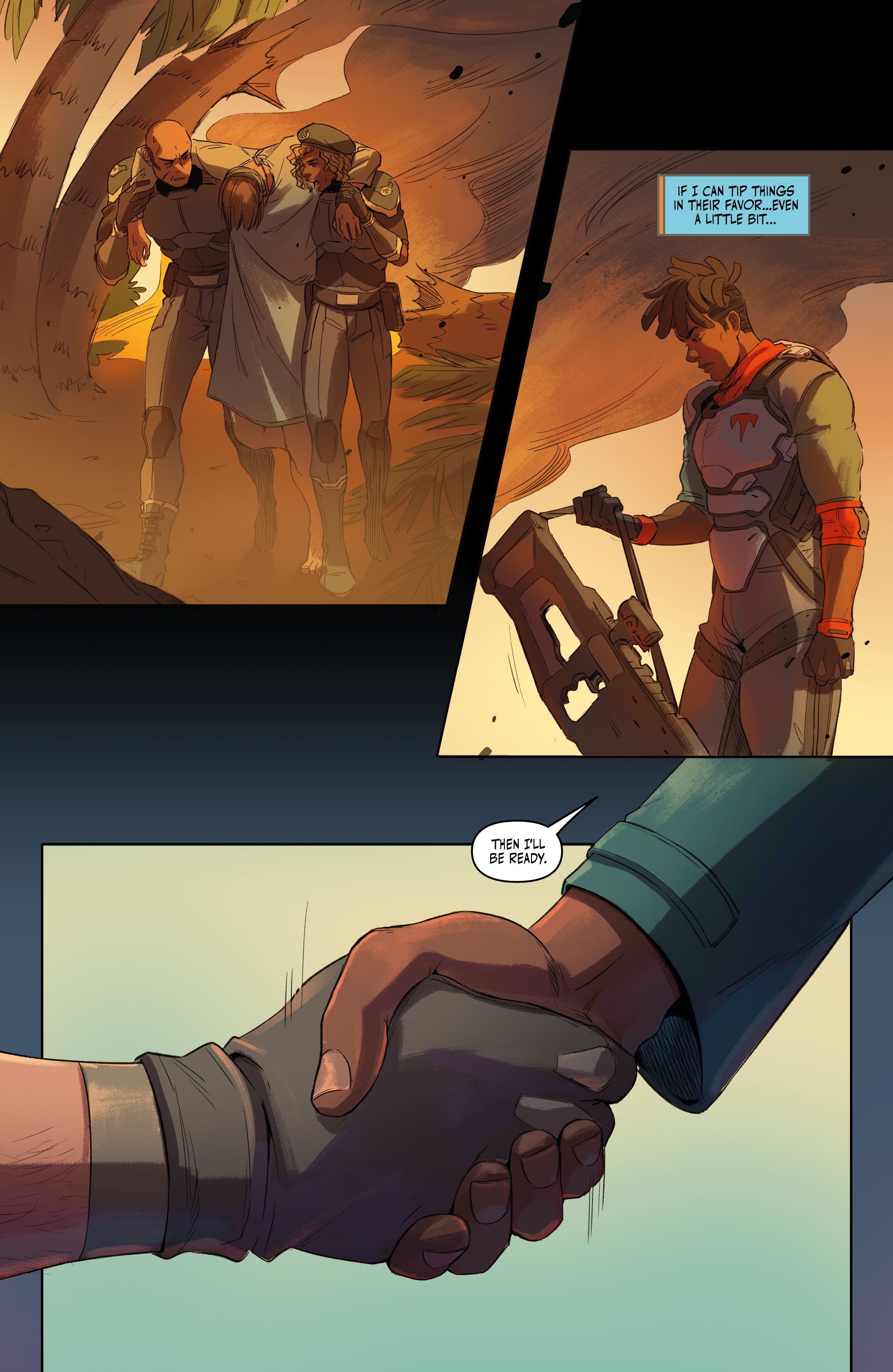 Read online Overwatch: New Blood comic -  Issue #3 - 21