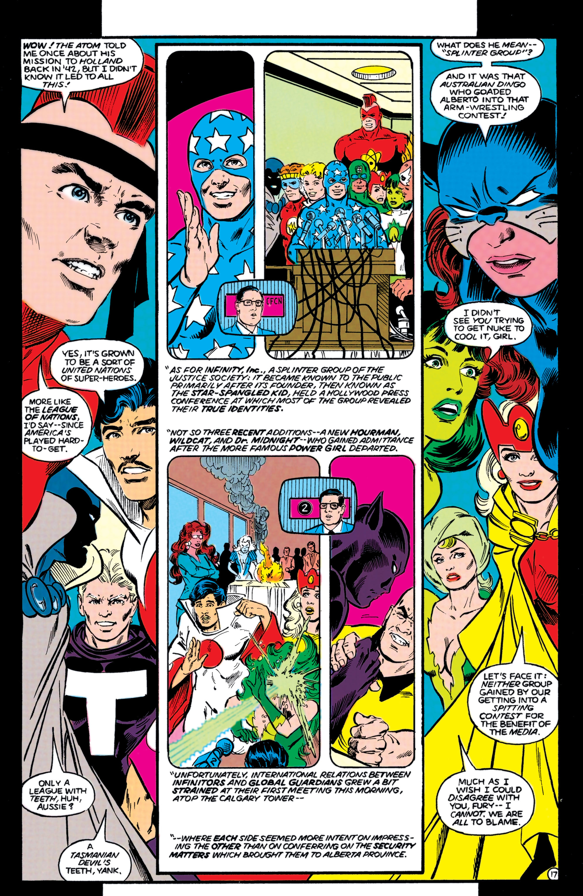 Read online Infinity Inc. (1984) comic -  Issue #34 - 18