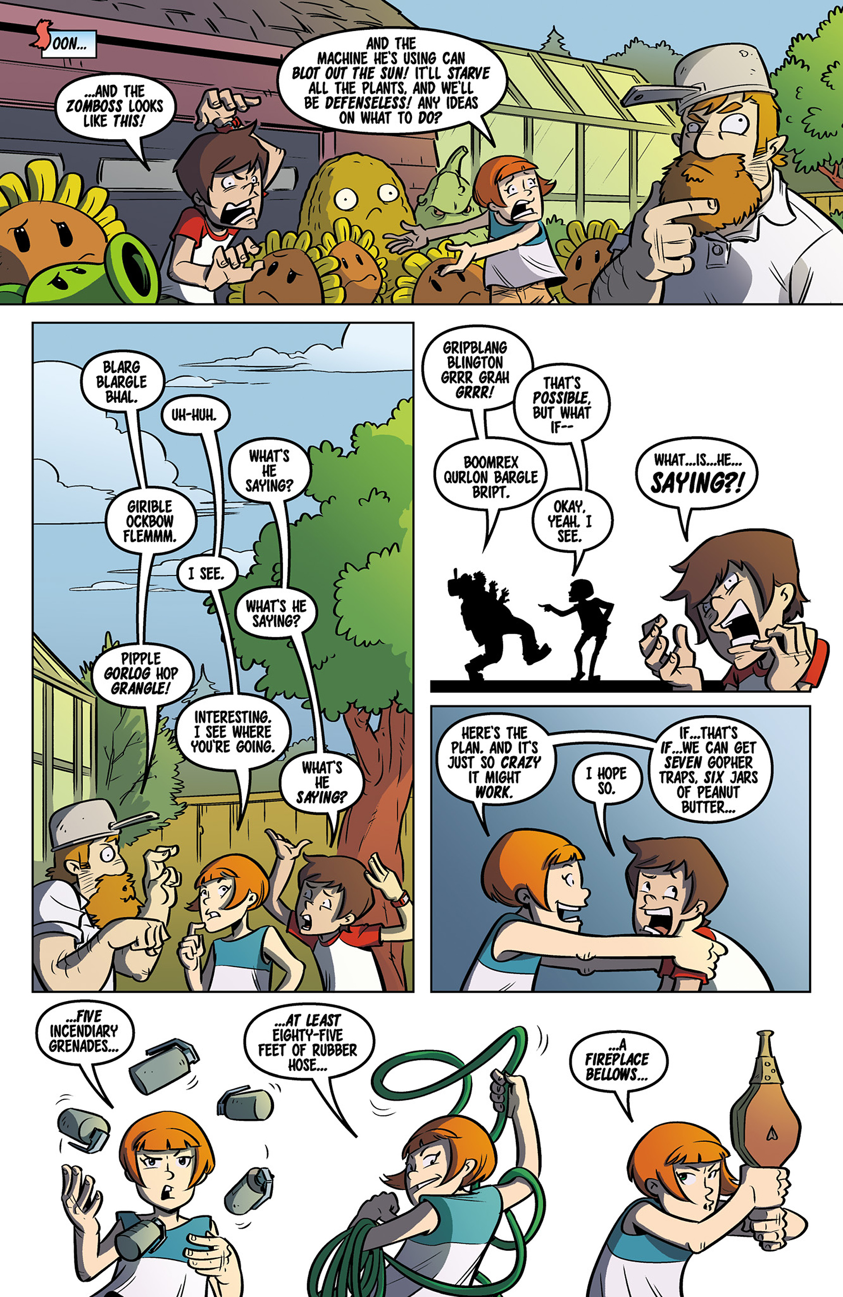 Read online Plants vs. Zombies: Lawnmageddon comic -  Issue #4 - 8