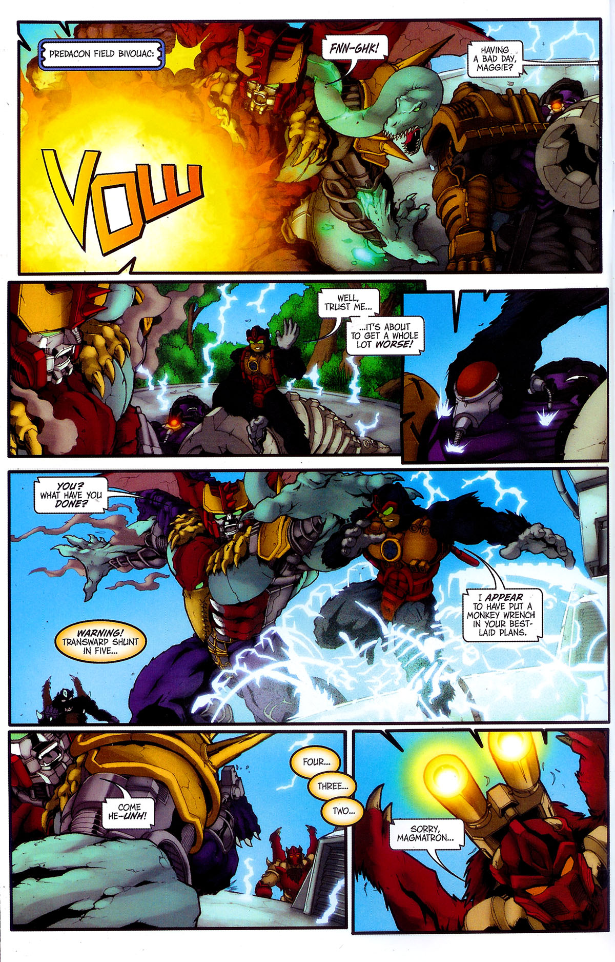 Read online Transformers, Beast Wars: The Gathering comic -  Issue #4 - 22