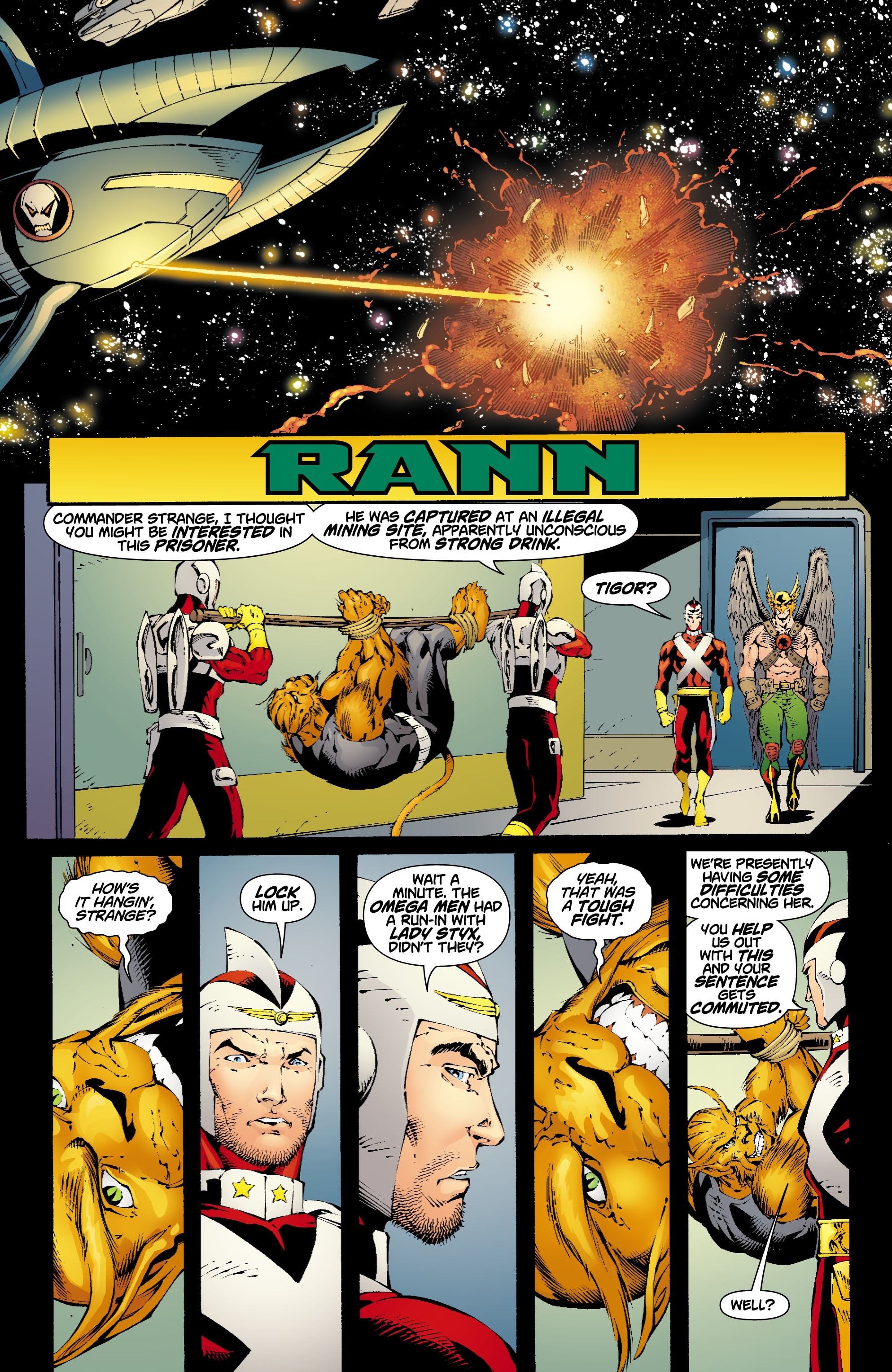 Read online Rann/Thanagar Holy War comic -  Issue #3 - 8