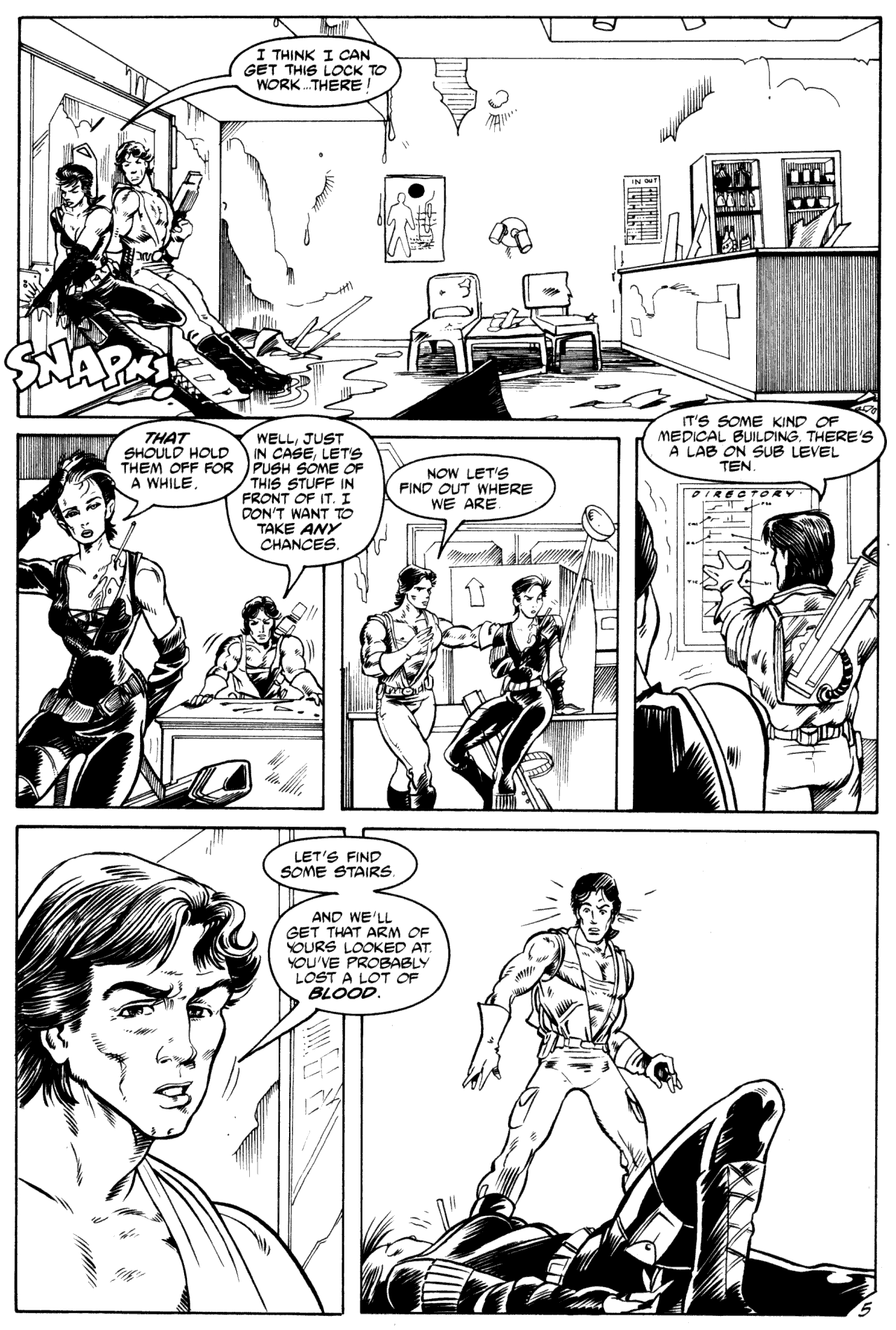 Read online Solo Ex-Mutants comic -  Issue #6 - 7
