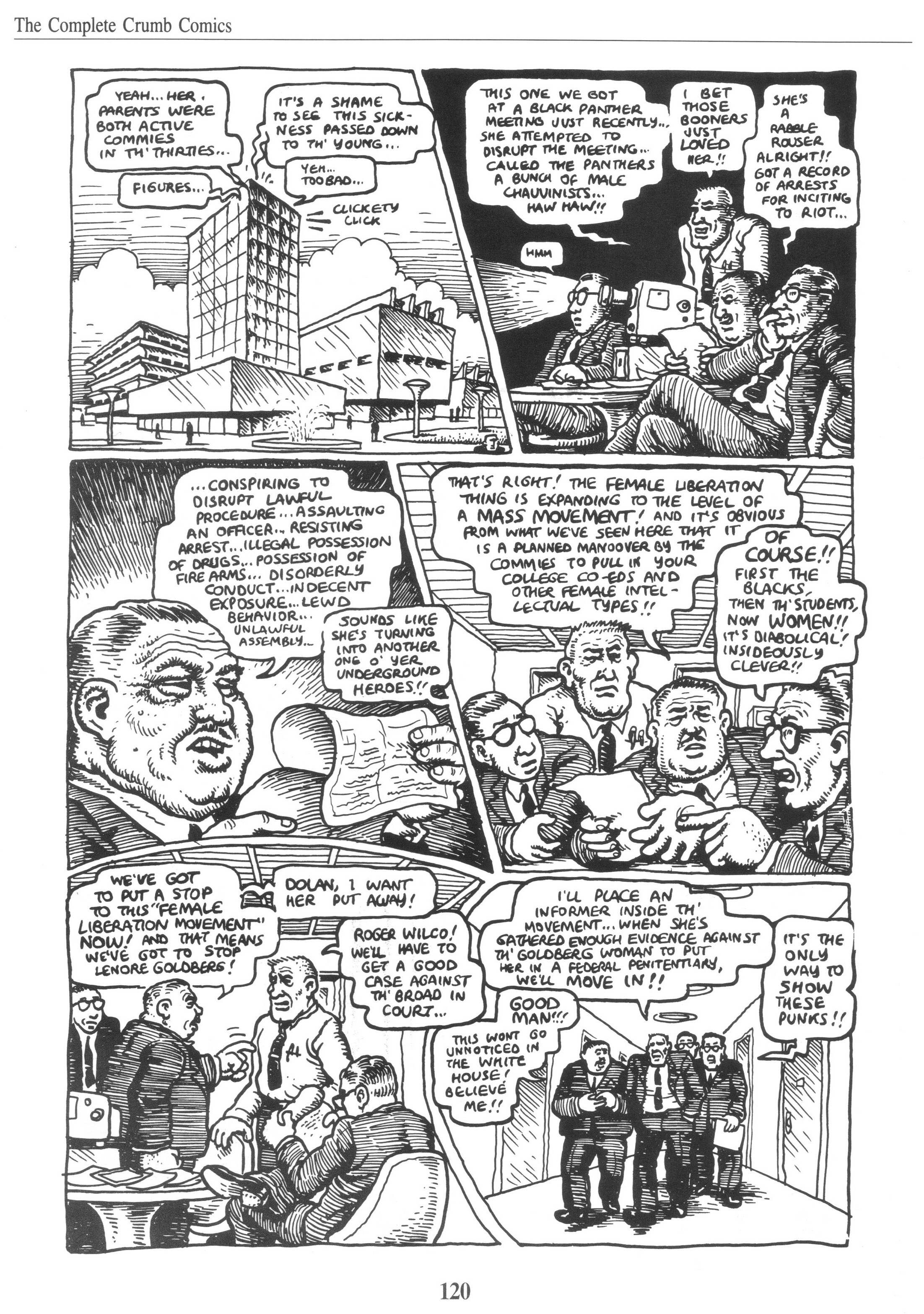 Read online The Complete Crumb Comics comic -  Issue # TPB 6 - 130