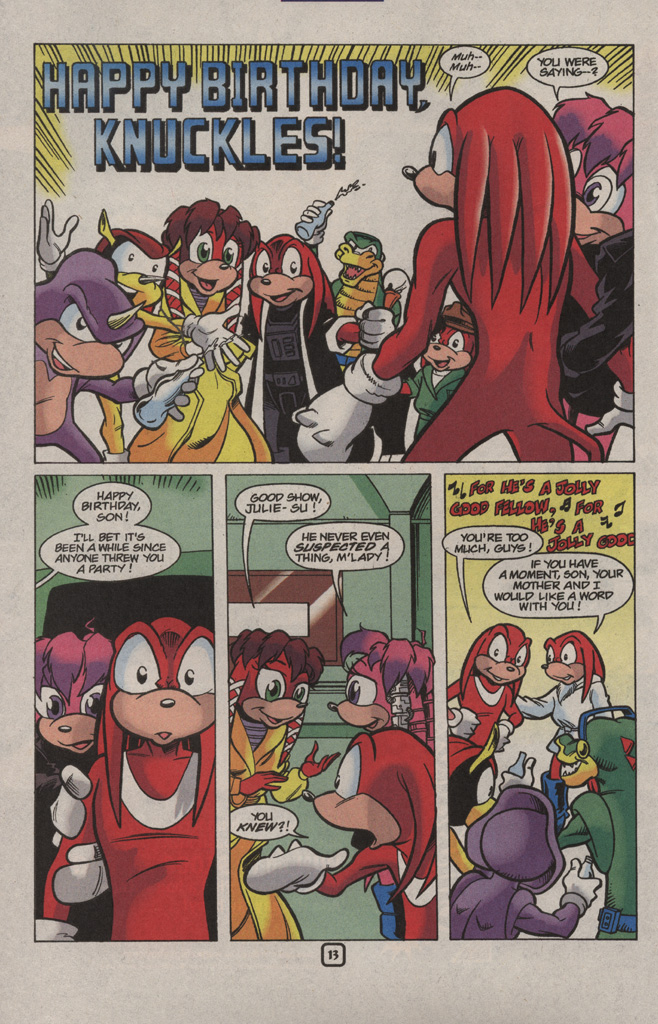 Read online Knuckles the Echidna comic -  Issue #28 - 20