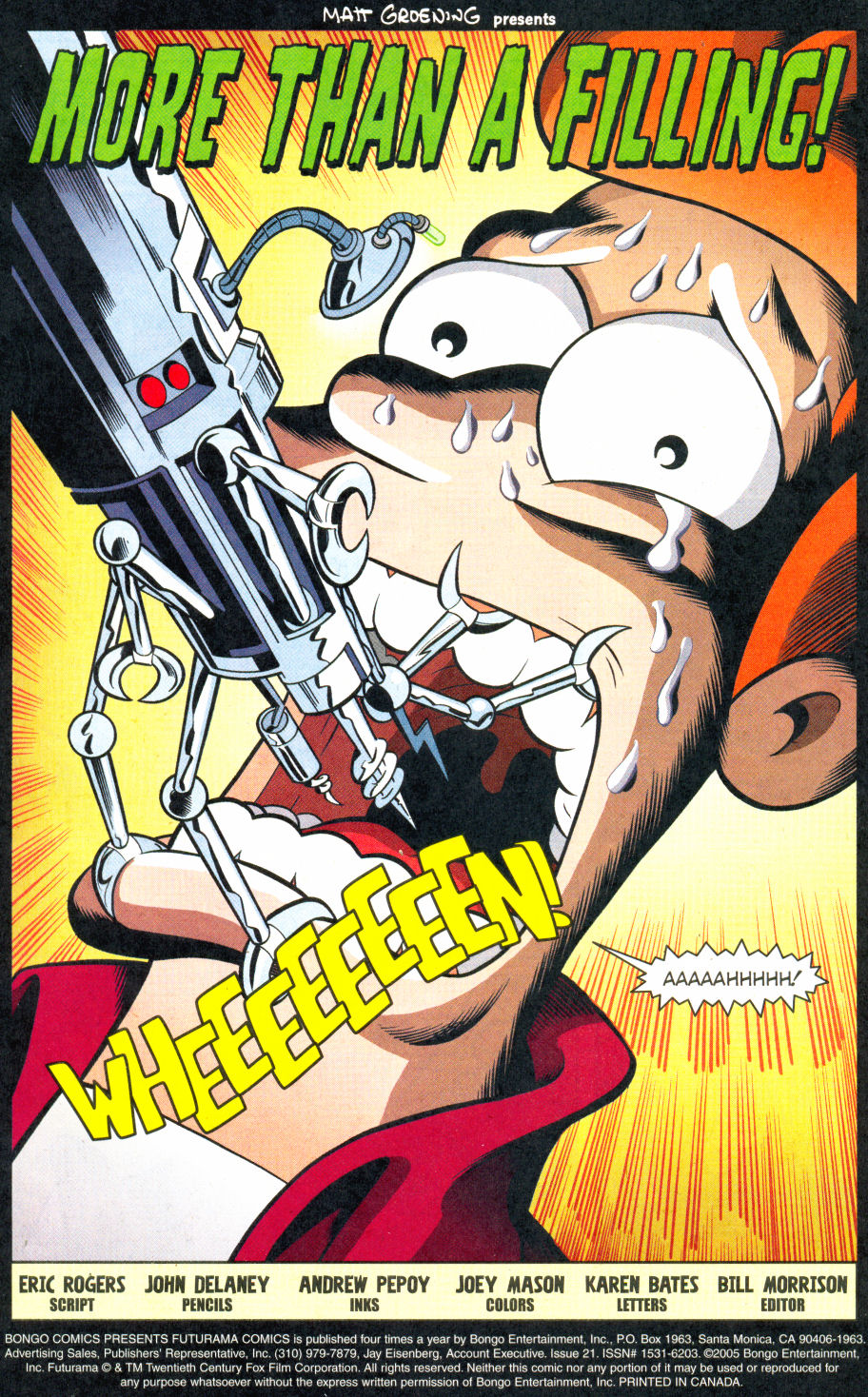 Read online Futurama Comics comic -  Issue #21 - 2