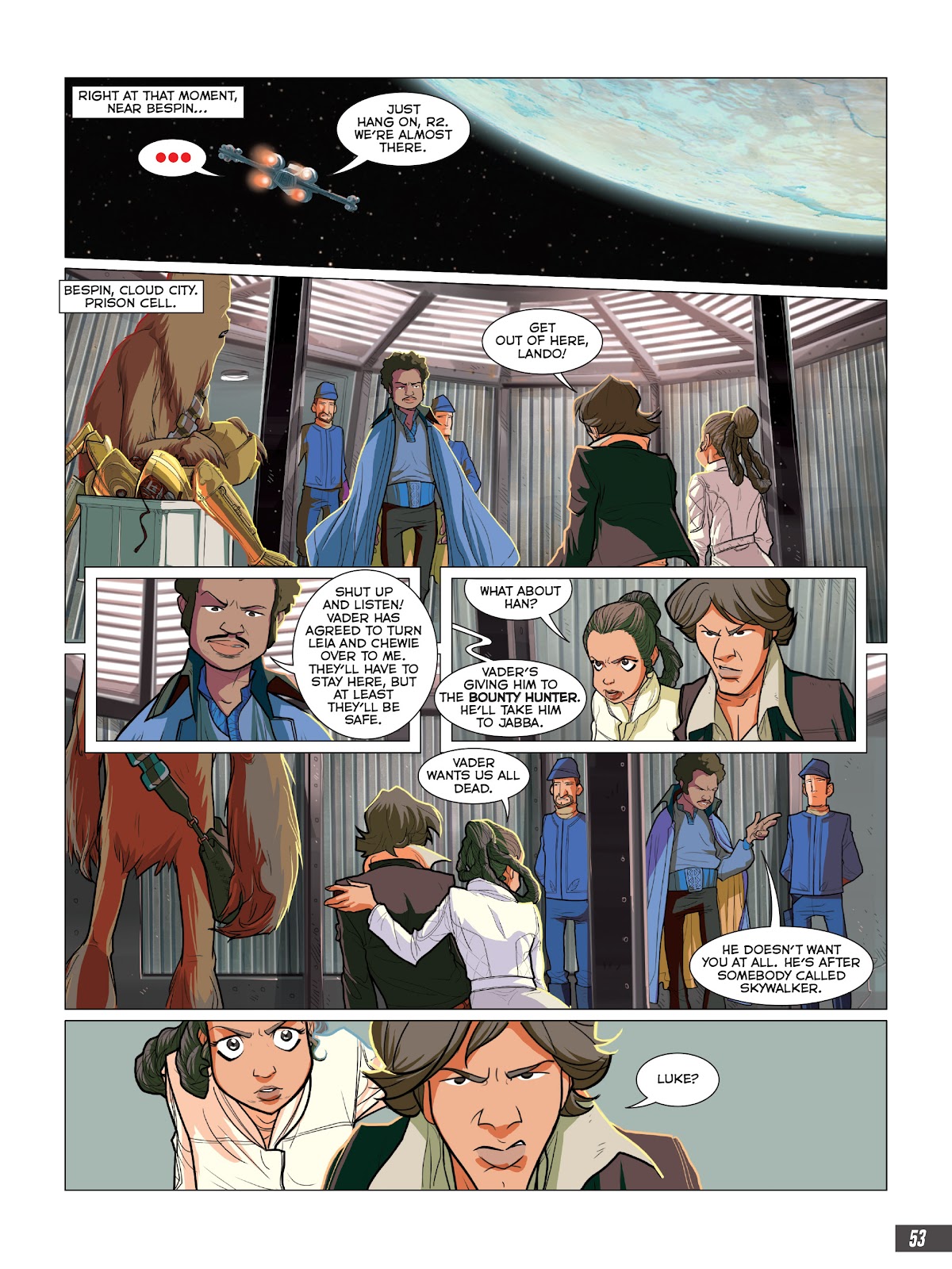 Star Wars: The Empire Strikes Back Graphic Novel Adaptation issue Full - Page 52